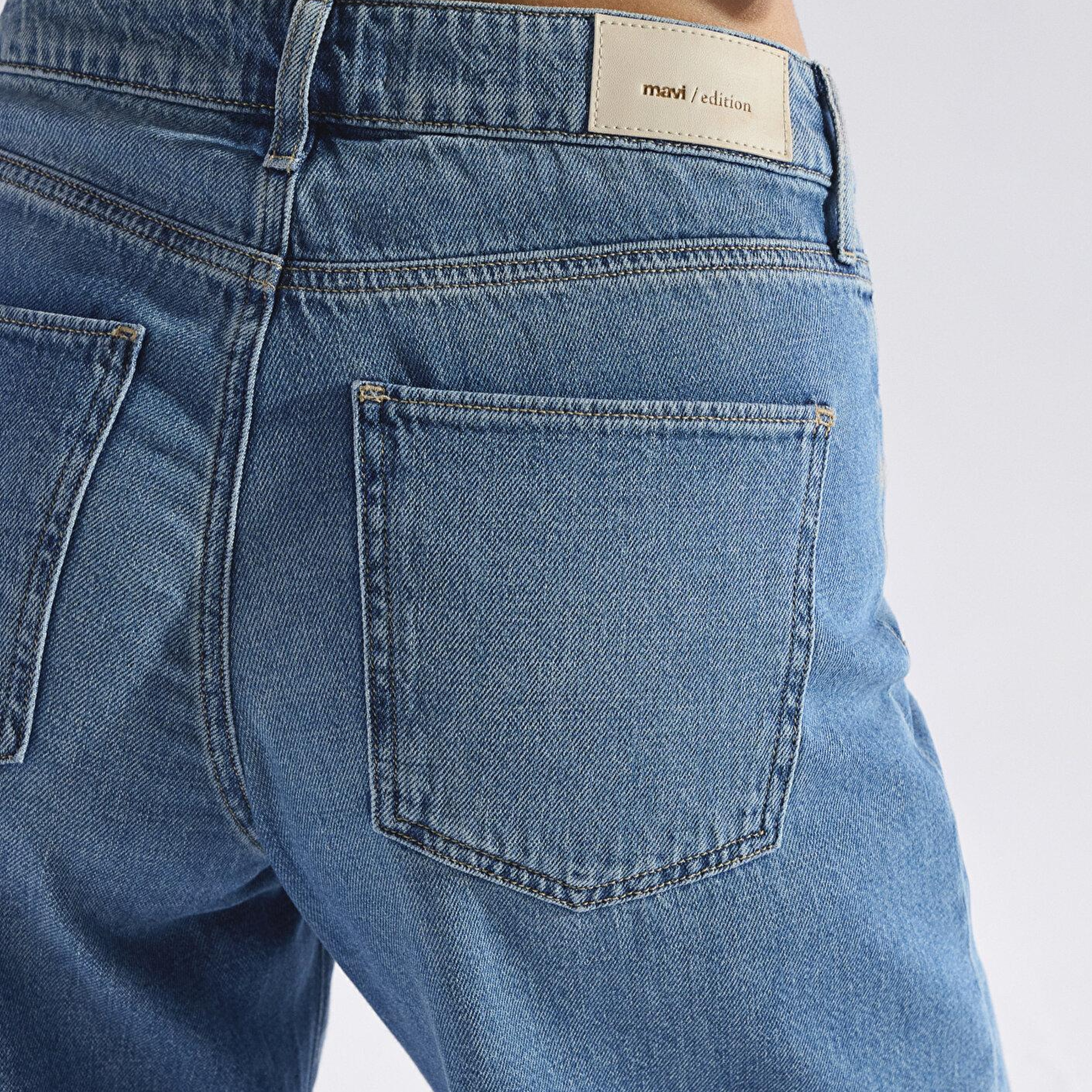 Mavi Remy Mavi Edition Keten Karışımlı Indigo Mavisi Jean Pantolon 1012603-A4229