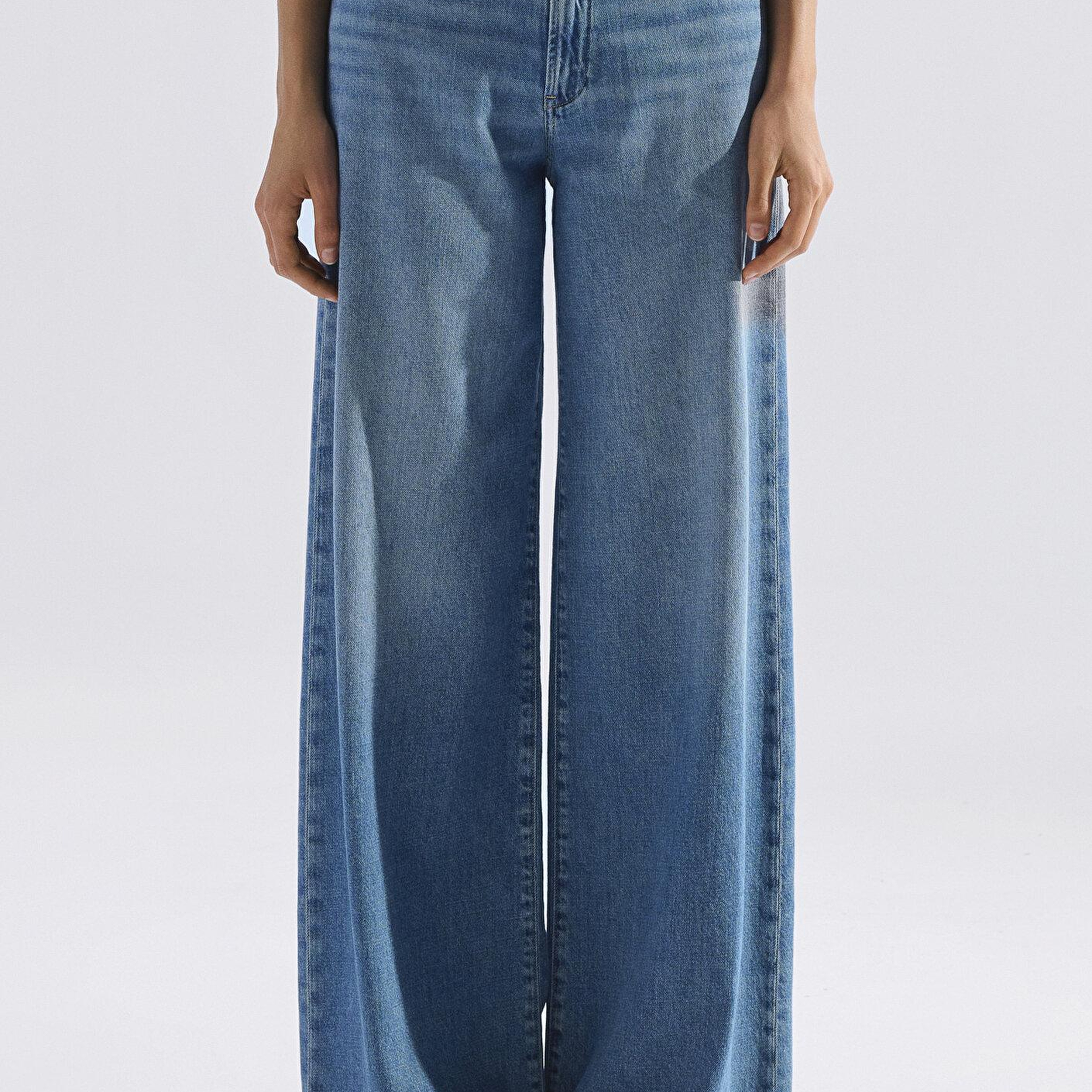Mavi Remy Mavi Edition Keten Karışımlı Indigo Mavisi Jean Pantolon 1012603-A4229