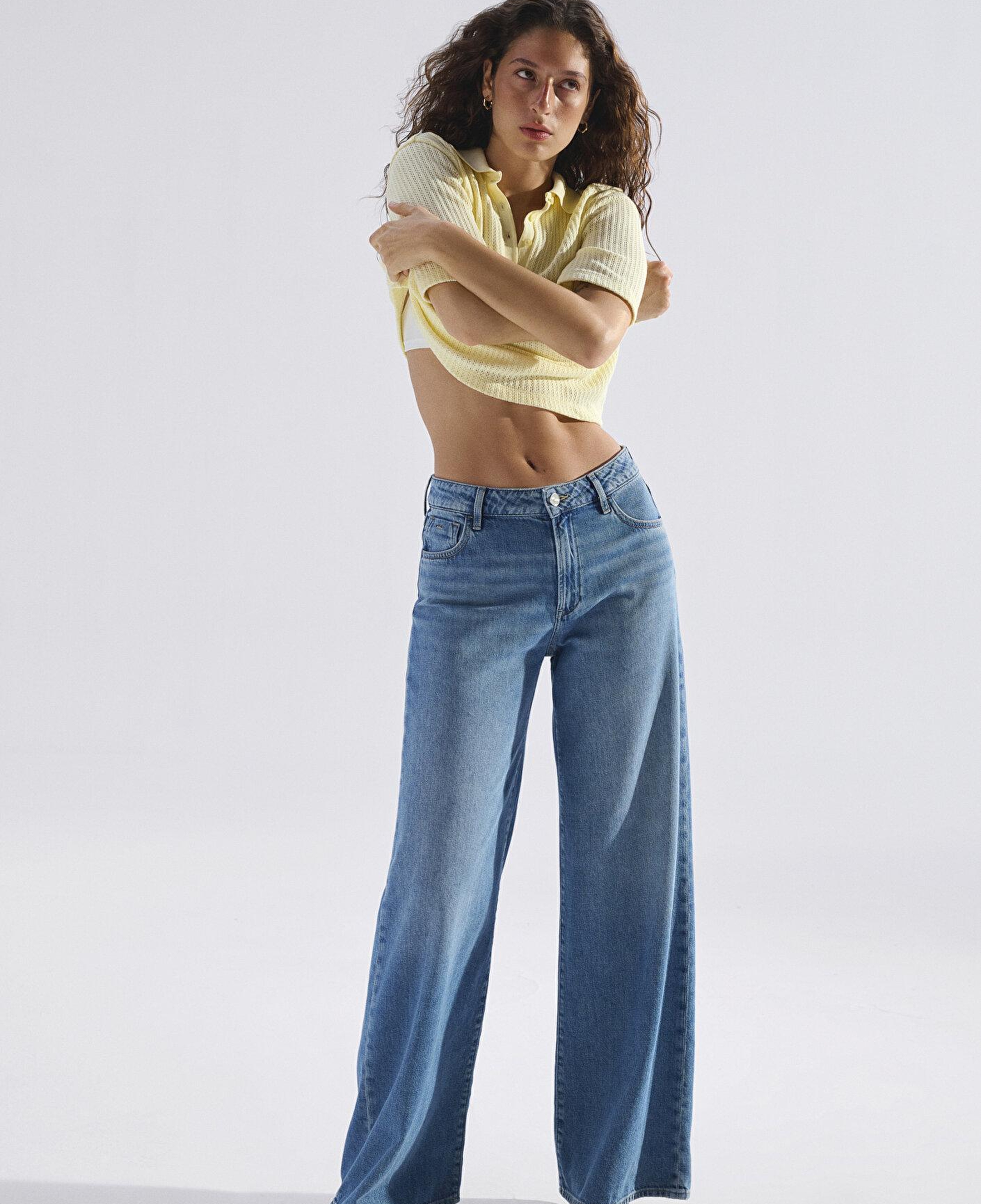 Mavi Remy Mavi Edition Keten Karışımlı Indigo Mavisi Jean Pantolon 1012603-A4229