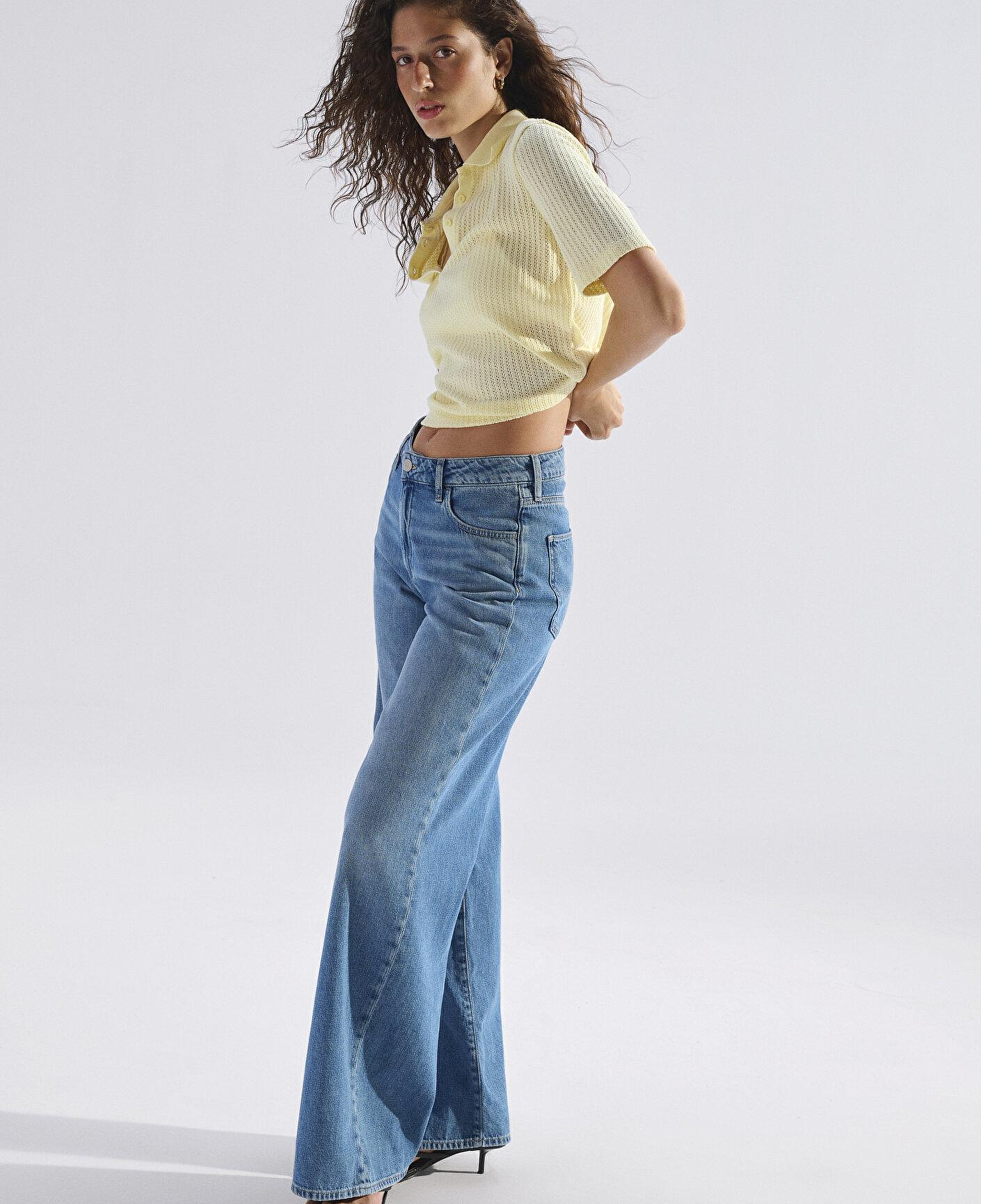 Mavi Remy Mavi Edition Keten Karışımlı Indigo Mavisi Jean Pantolon 1012603-A4229