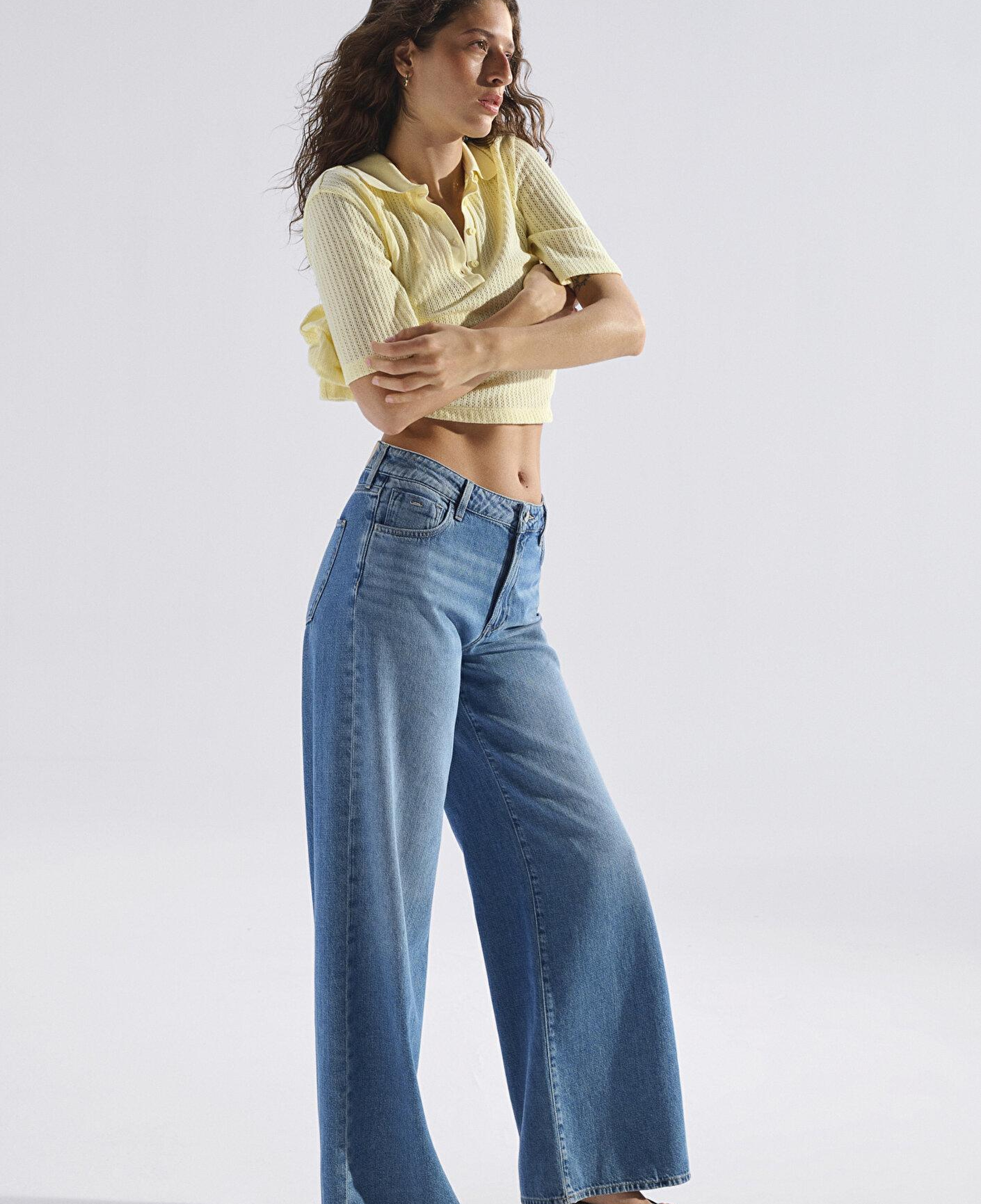 Mavi Remy Mavi Edition Keten Karışımlı Indigo Mavisi Jean Pantolon 1012603-A4229