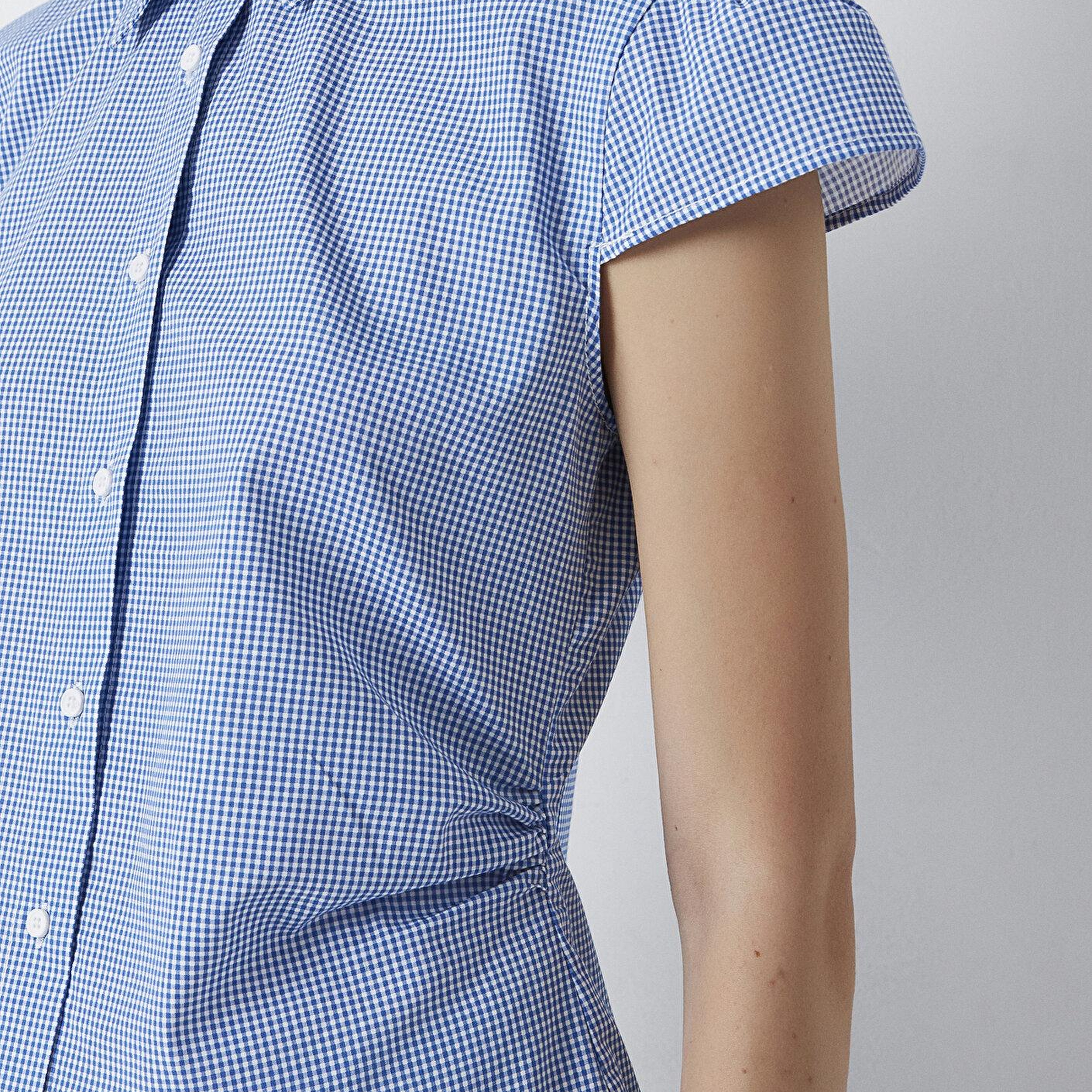 Mavi Kareli Gömlek Slim Fit / Dar Kesim 1220431-83154