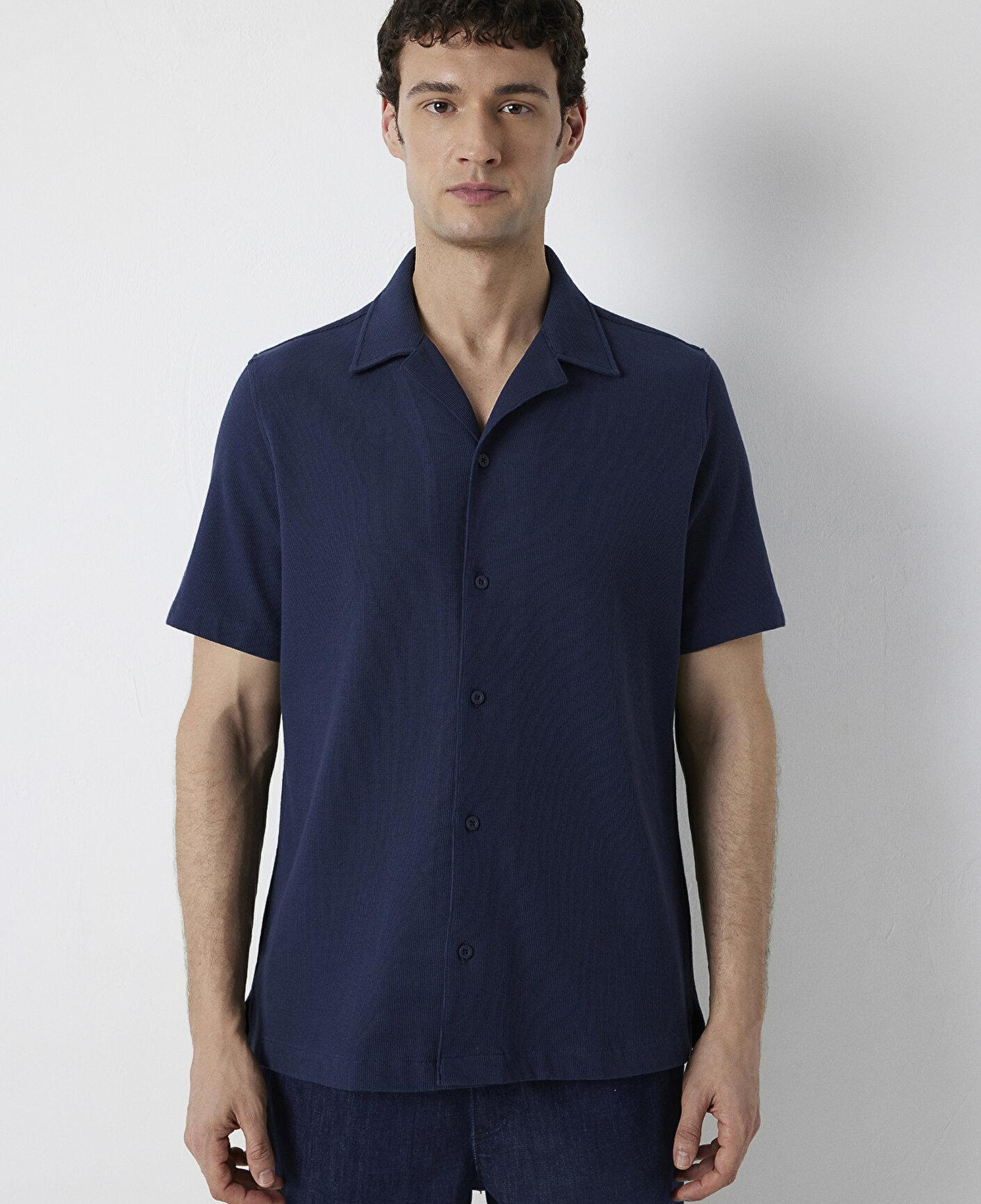 Mavi Lacivert Gömlek Regular Fit / Normal Kesim 0211944-80872
