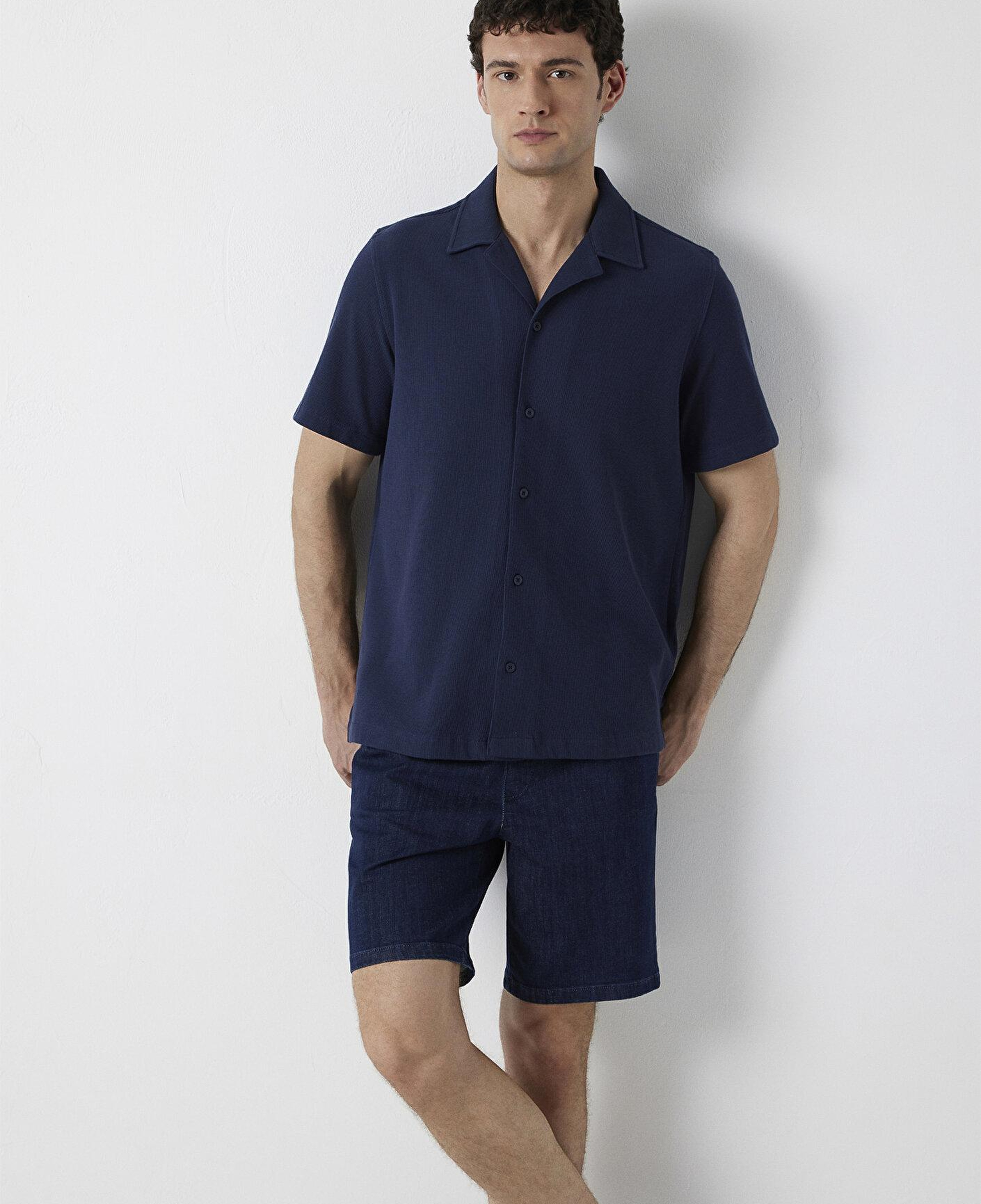 Mavi Lacivert Gömlek Regular Fit / Normal Kesim 0211944-80872