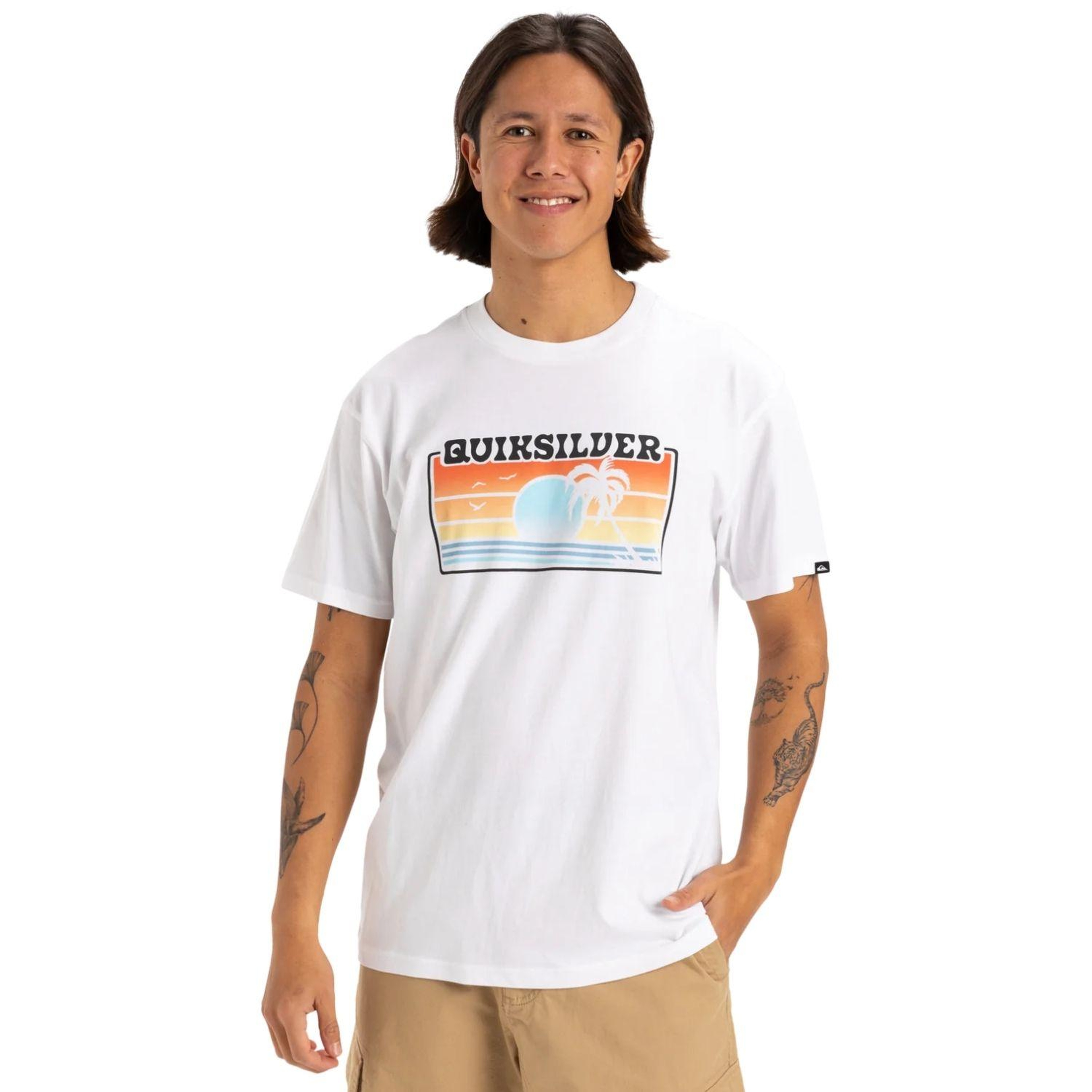 Quiksilver Sun Faded Erkek Tişört