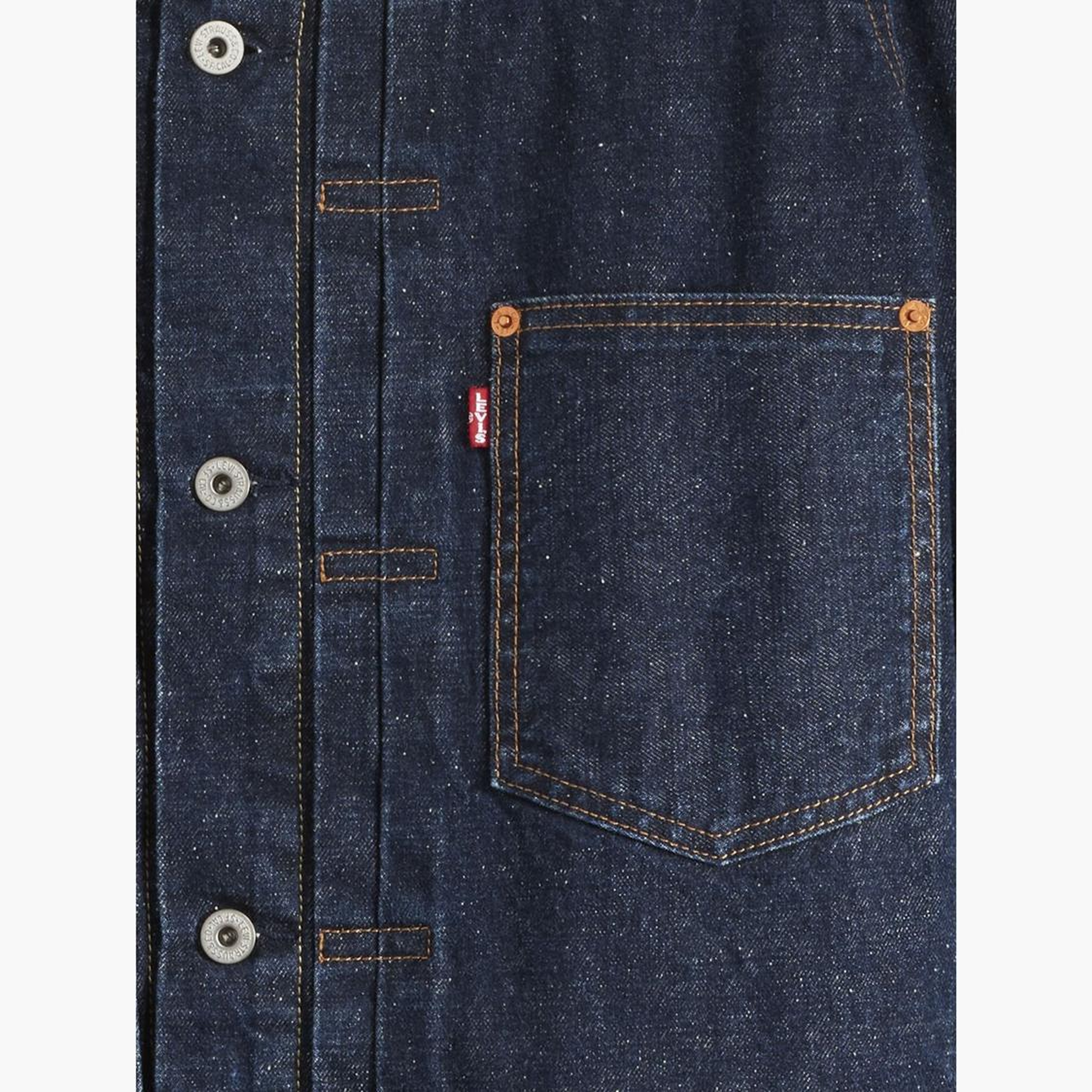 Type I Trucker Selvedge Denim Jean Ceket