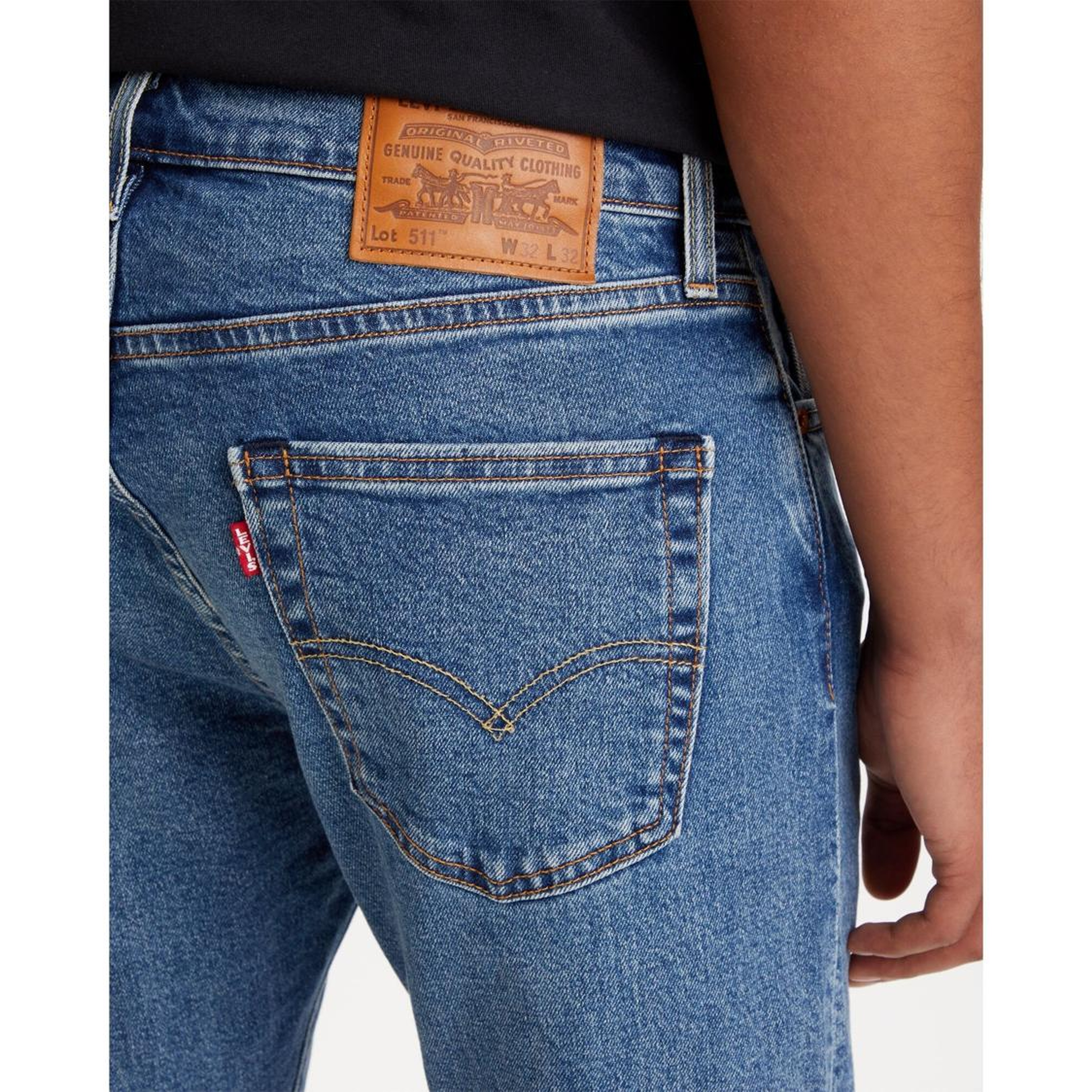Levi's® Made & Crafted® 511™ Slim Selvedge Erkek Jean Pantolon - Brighter Days Selvedge