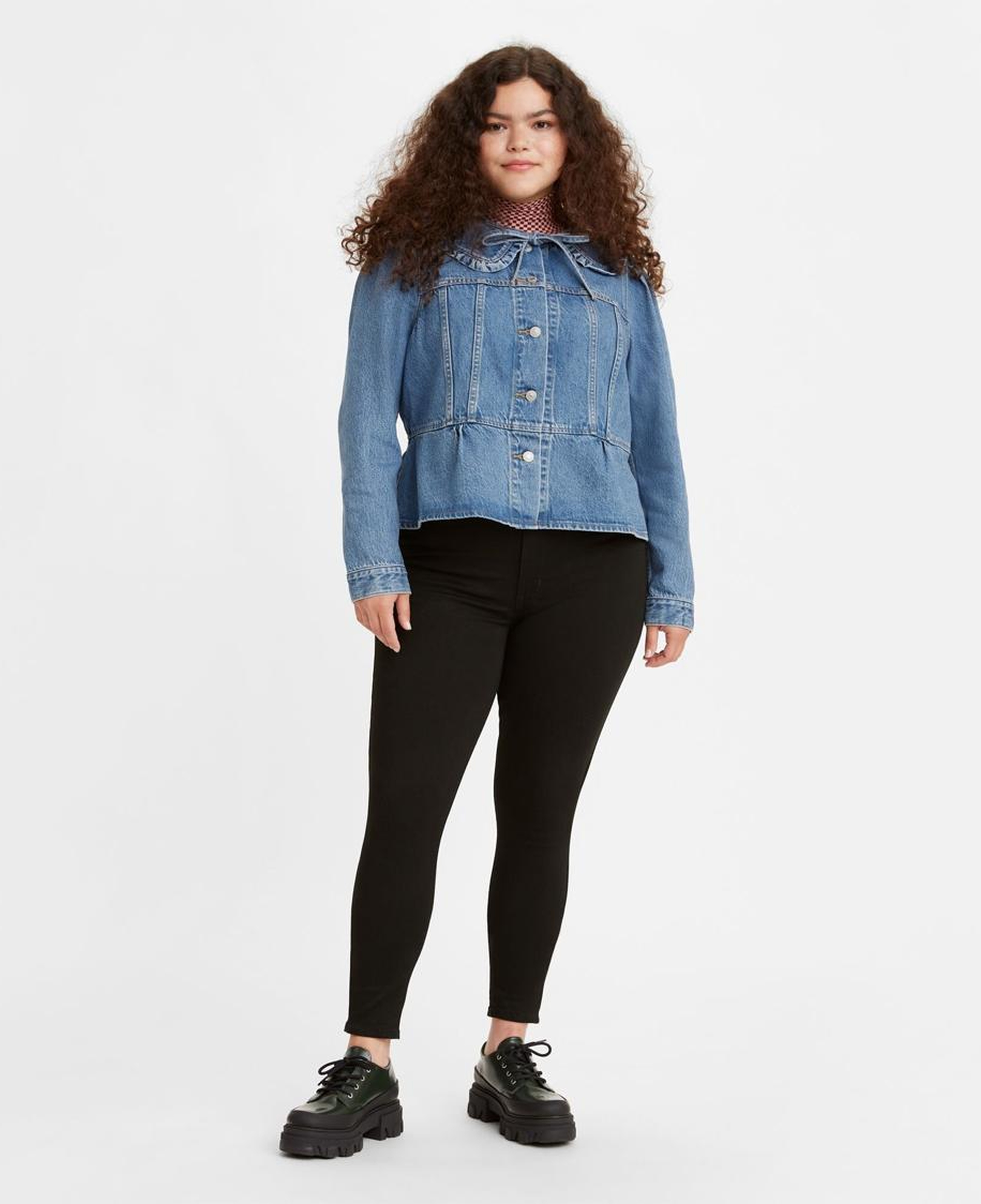 Mile High Super Skinny Kadın Jean Pantolon - Black Celestial