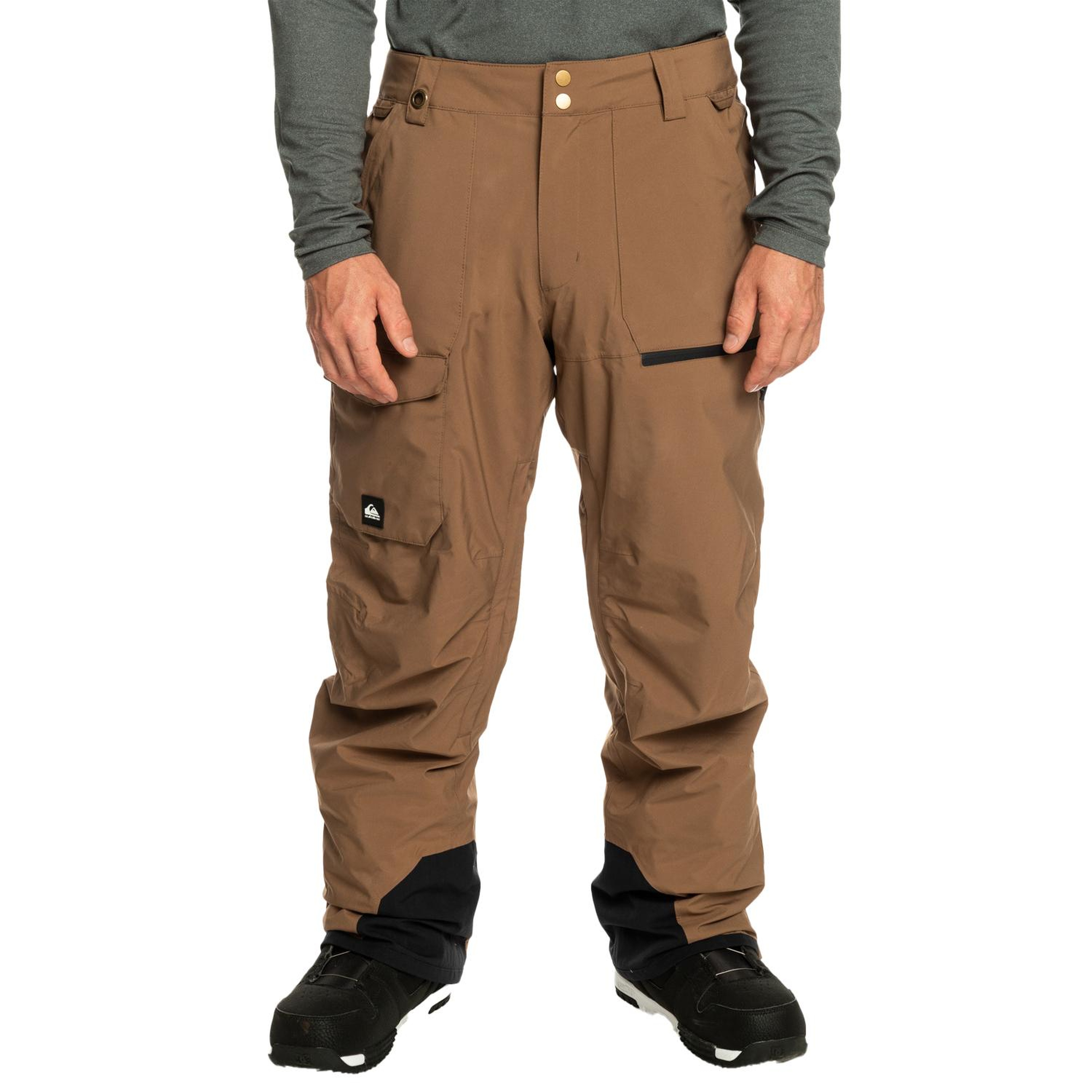 Quiksilver Utility Pt Erkek Kahverengi Snowboard Pantolonu