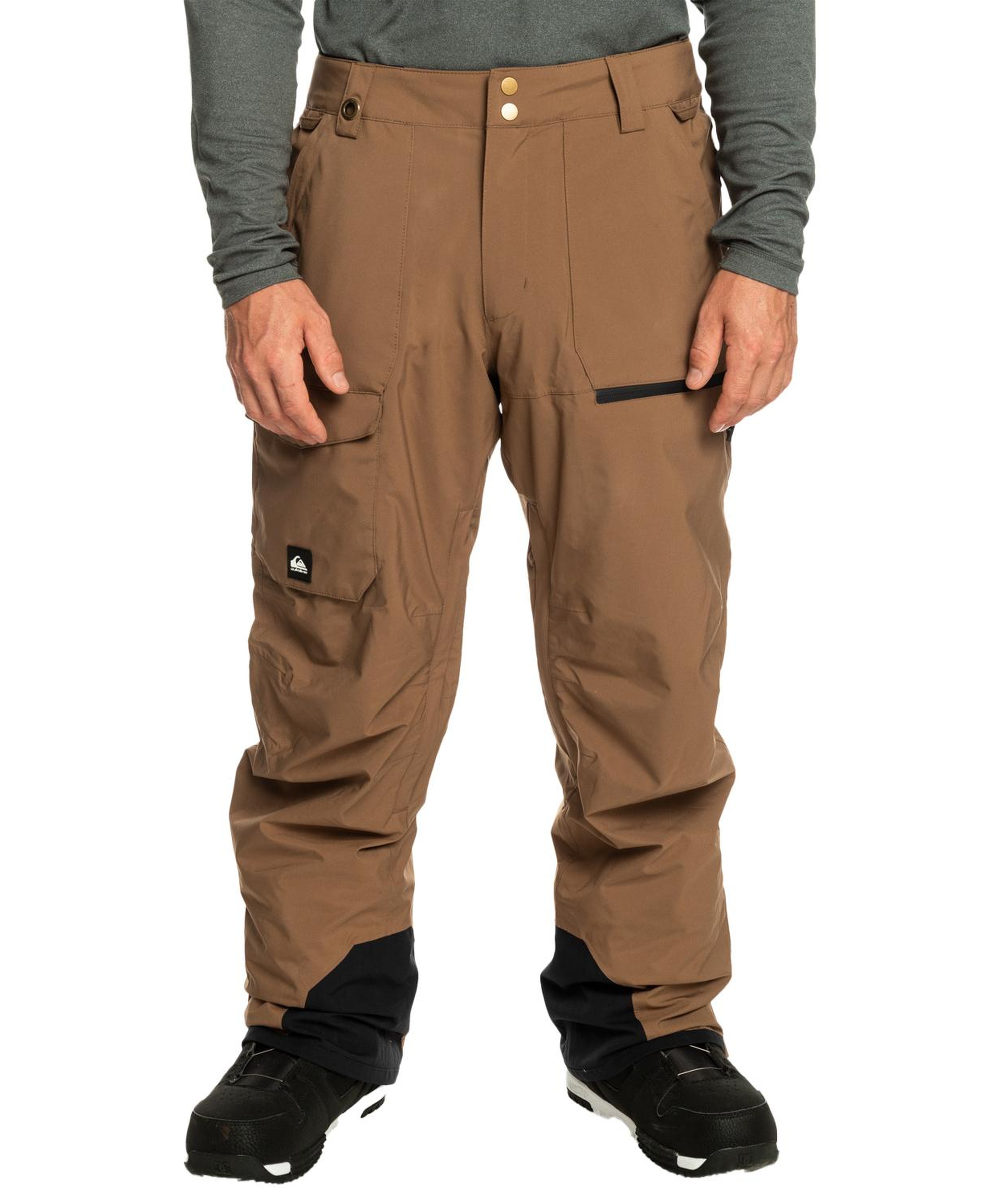Quiksilver Utility Pt Erkek Kahverengi Snowboard Pantolonu