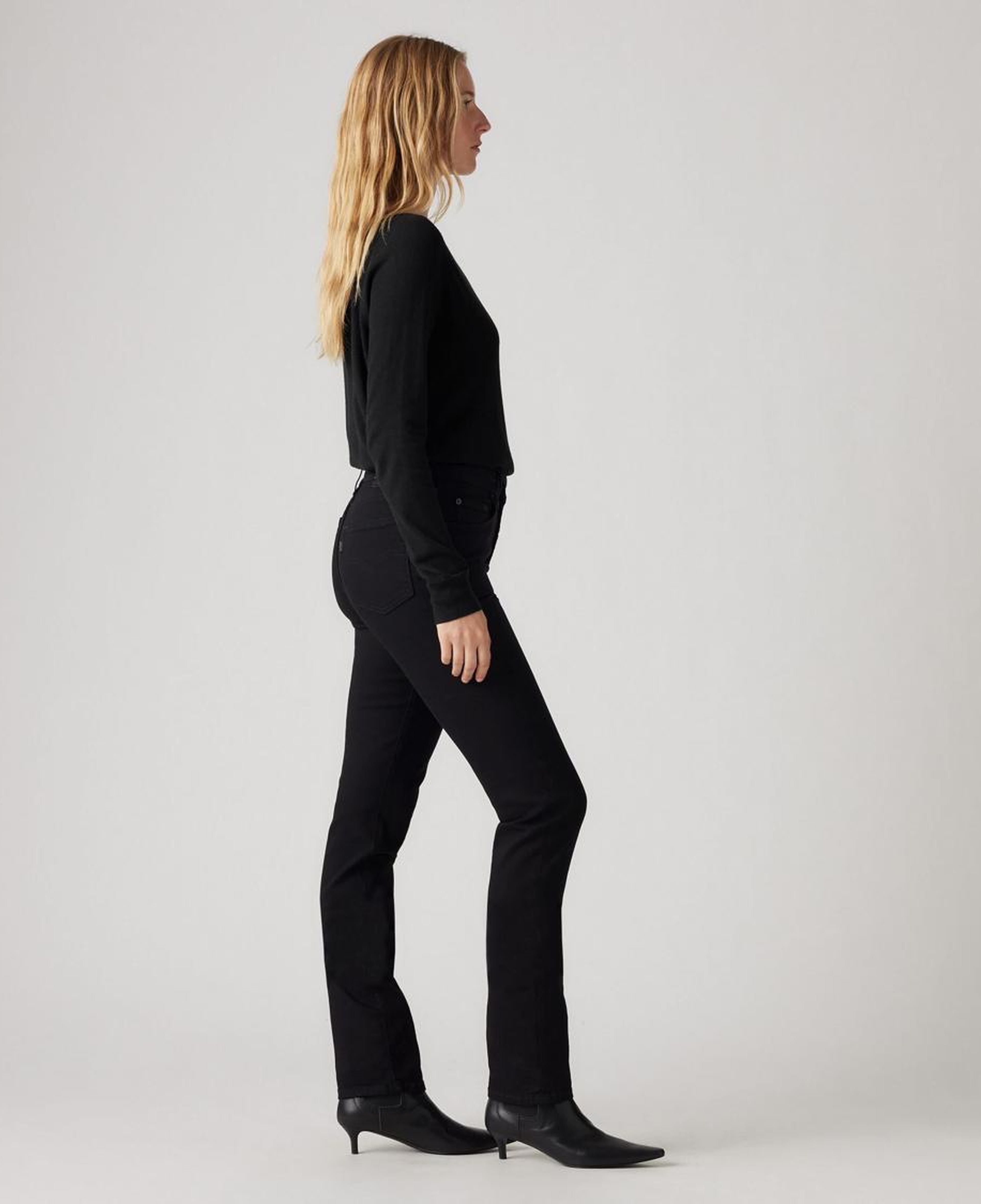 724™ High Rise Straight Kadın Jean Pantolon - Midnight Gaze