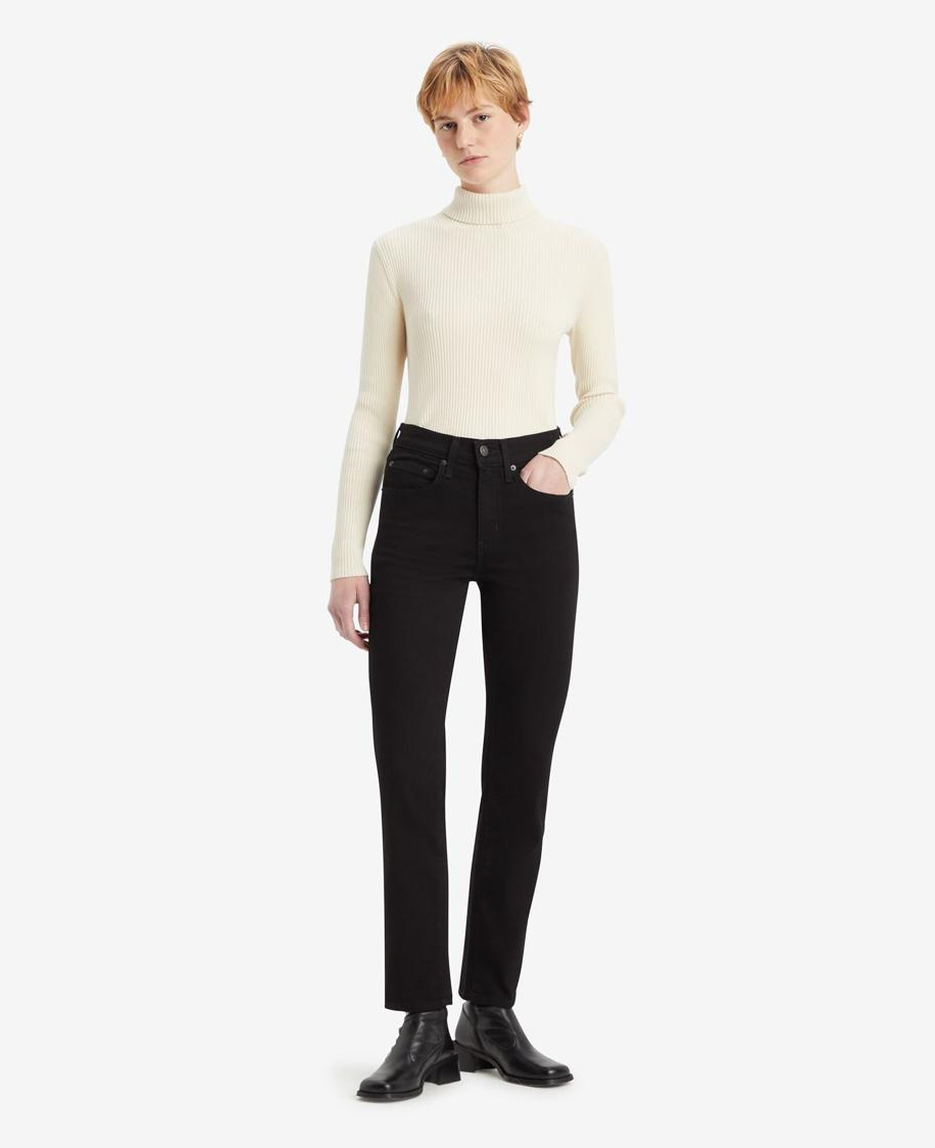 724™ High Rise Straight Kadın Jean Pantolon - Midnight Gaze
