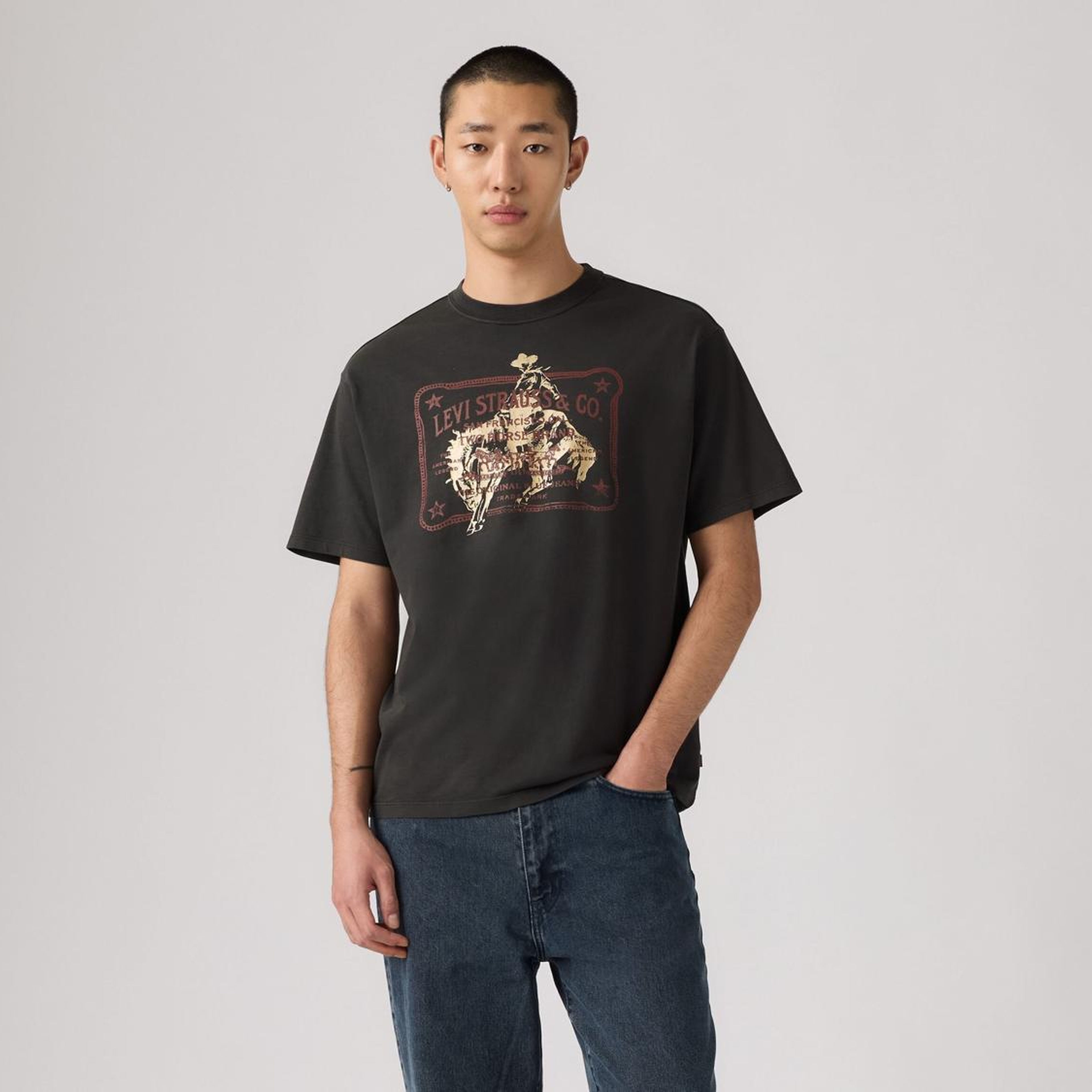 Vintage Fit Graphic Tişört
