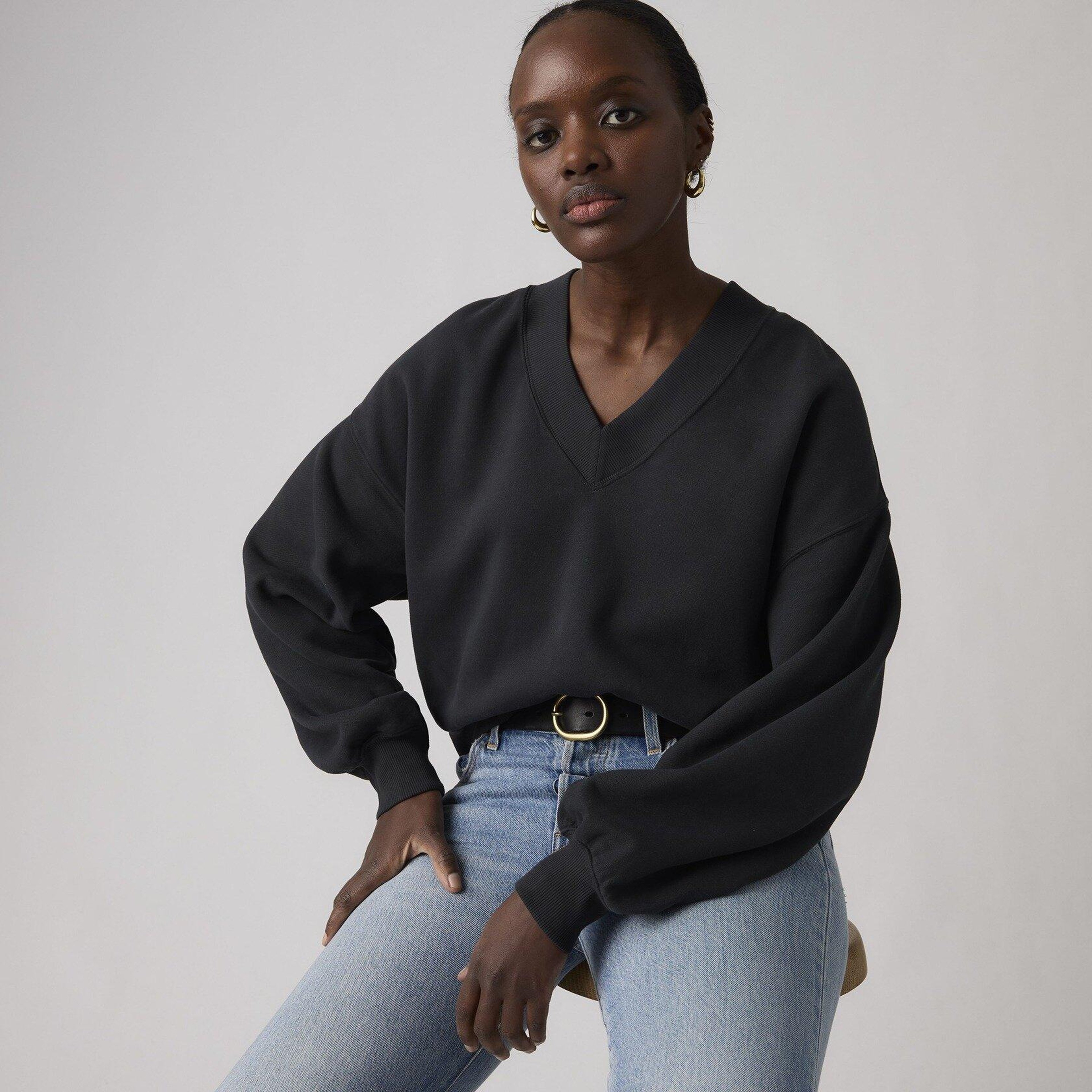 Vintage V Yaka Sweatshirt