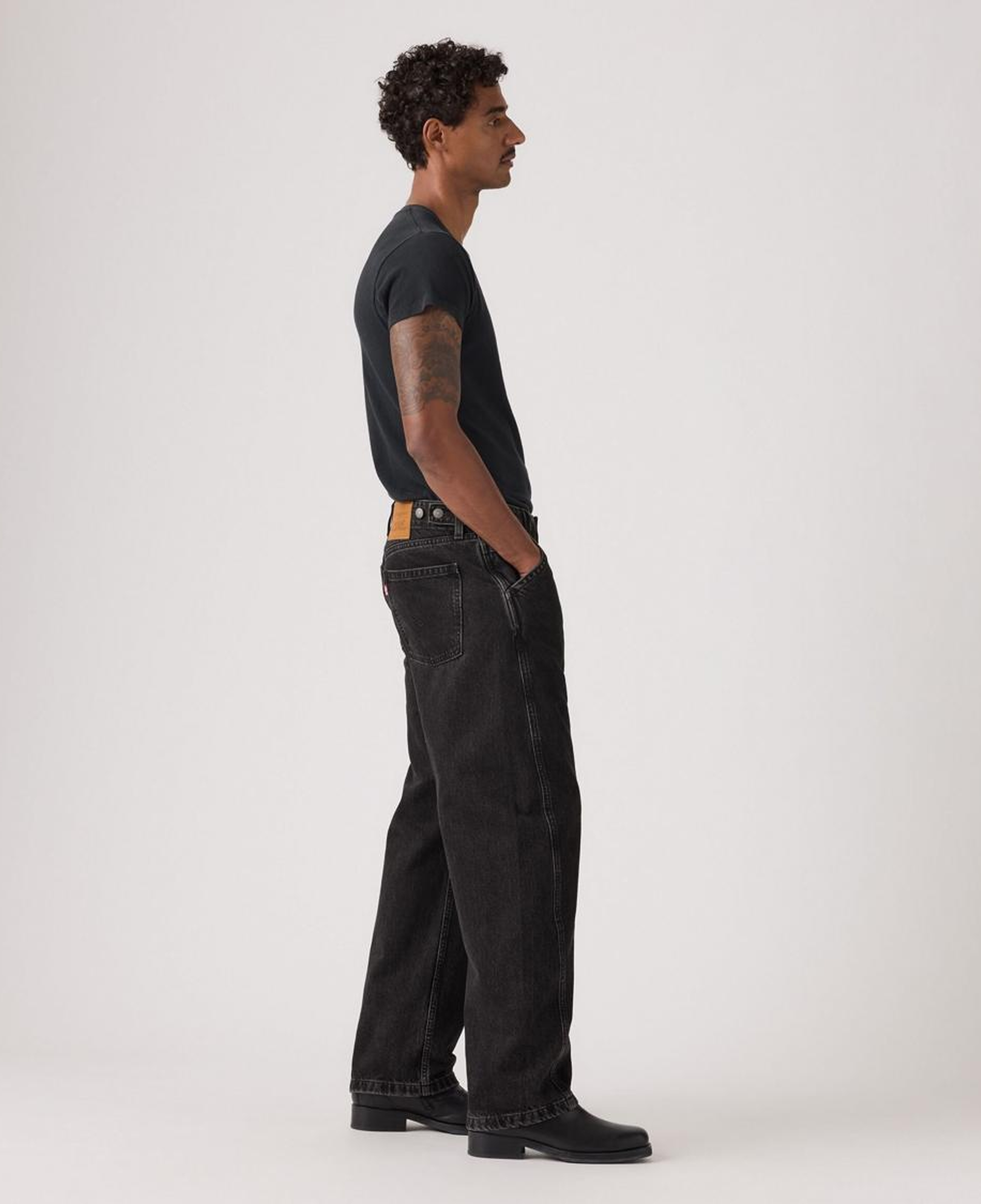 Baggy Barrel Erkek Jean Pantolon - Forget Me Nots