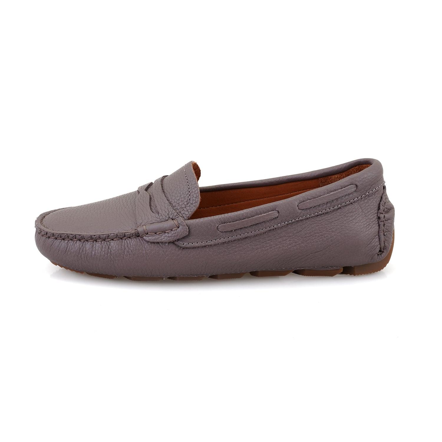 Kadın Vizon Deri Loafer