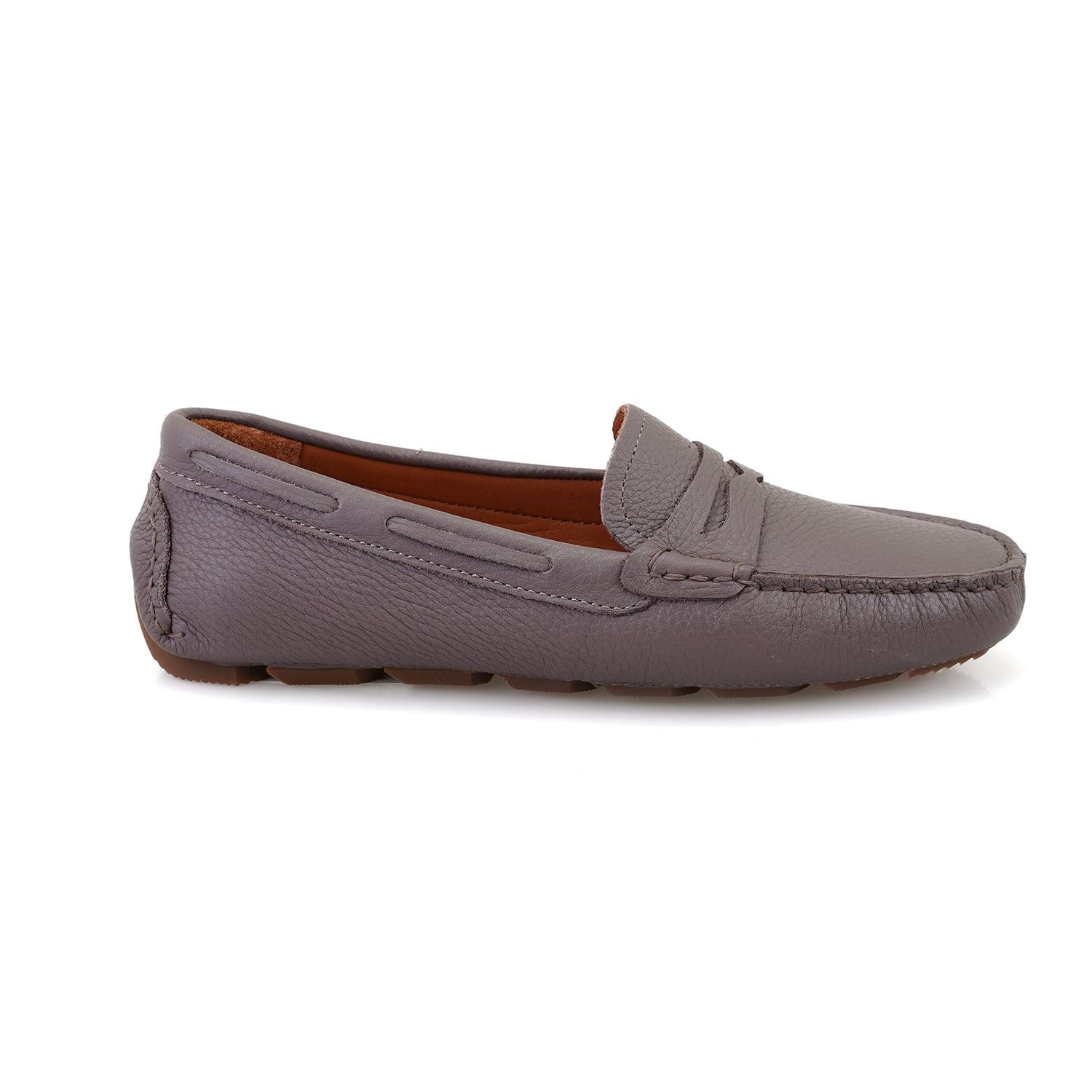 Kadın Vizon Deri Loafer