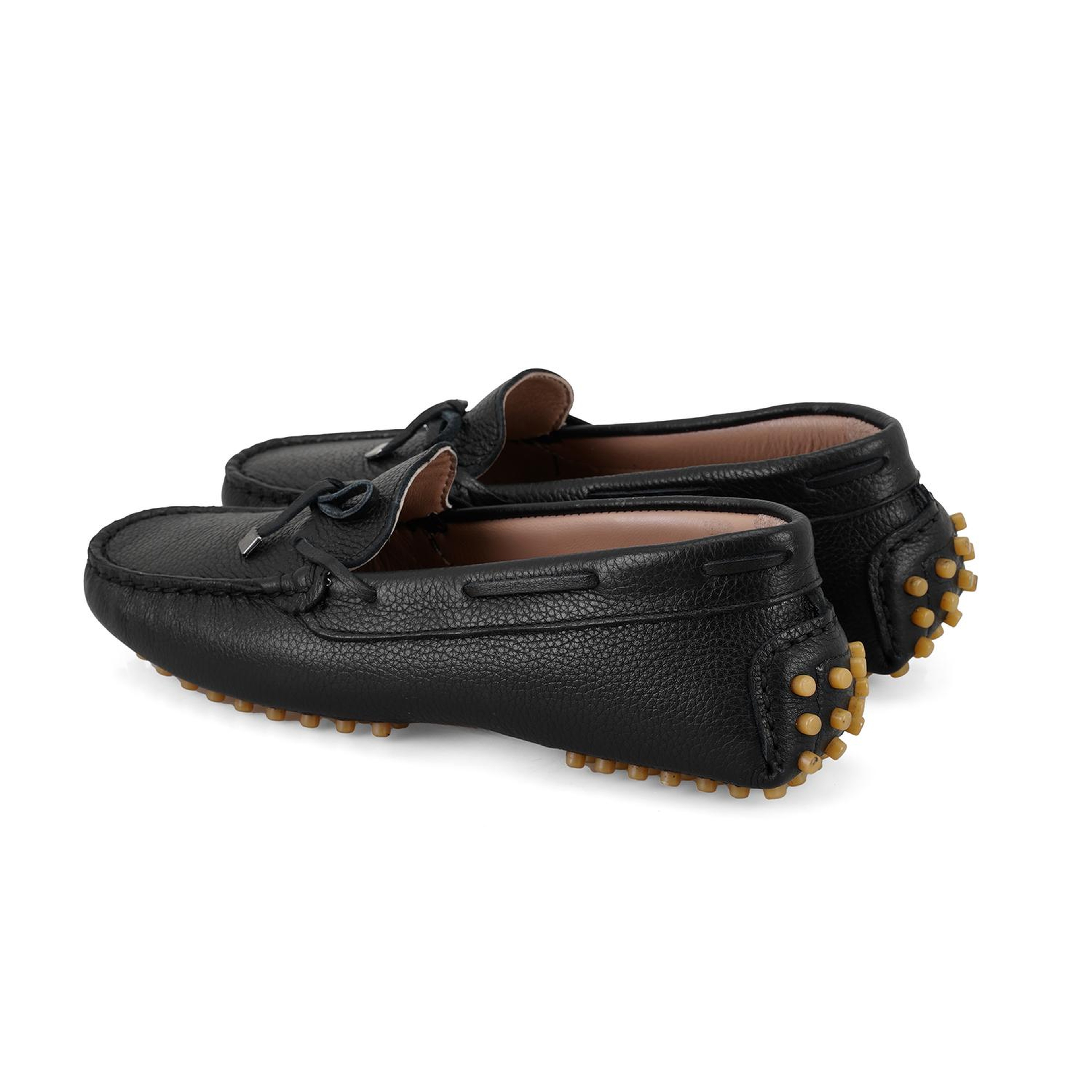 Kadın Siyah Deri Loafer