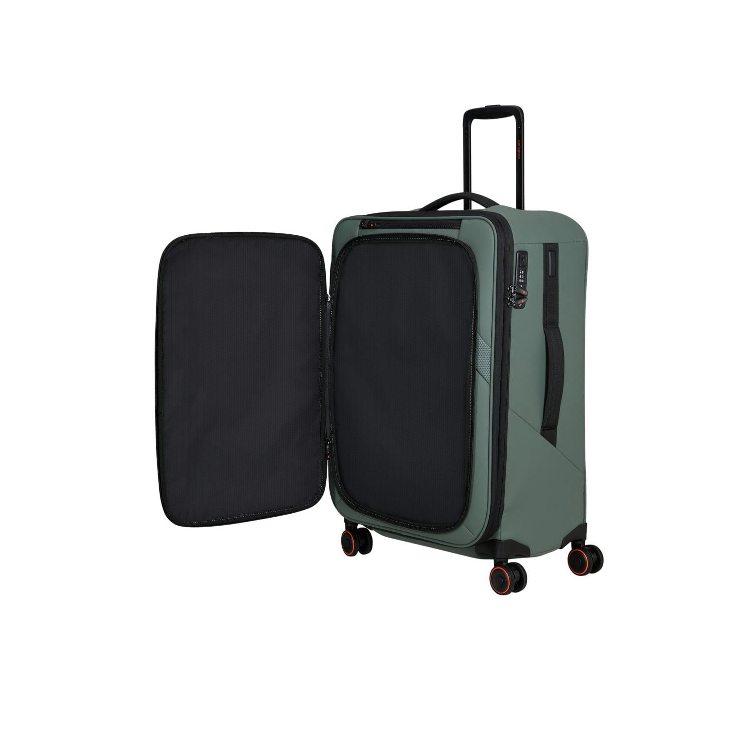 Samsonite Glazed - Spinner Yeşil 67/24 Körüklü Orta Boy Valiz