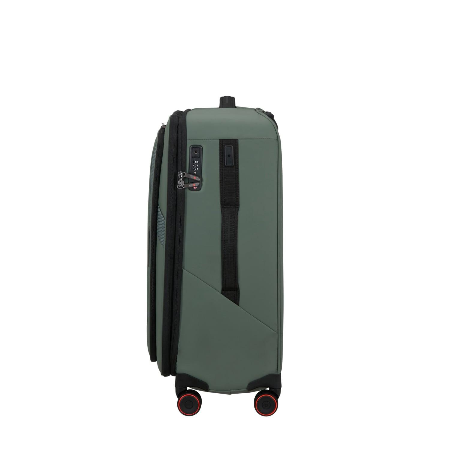 Samsonite Glazed - Spinner Yeşil 67/24 Körüklü Orta Boy Valiz