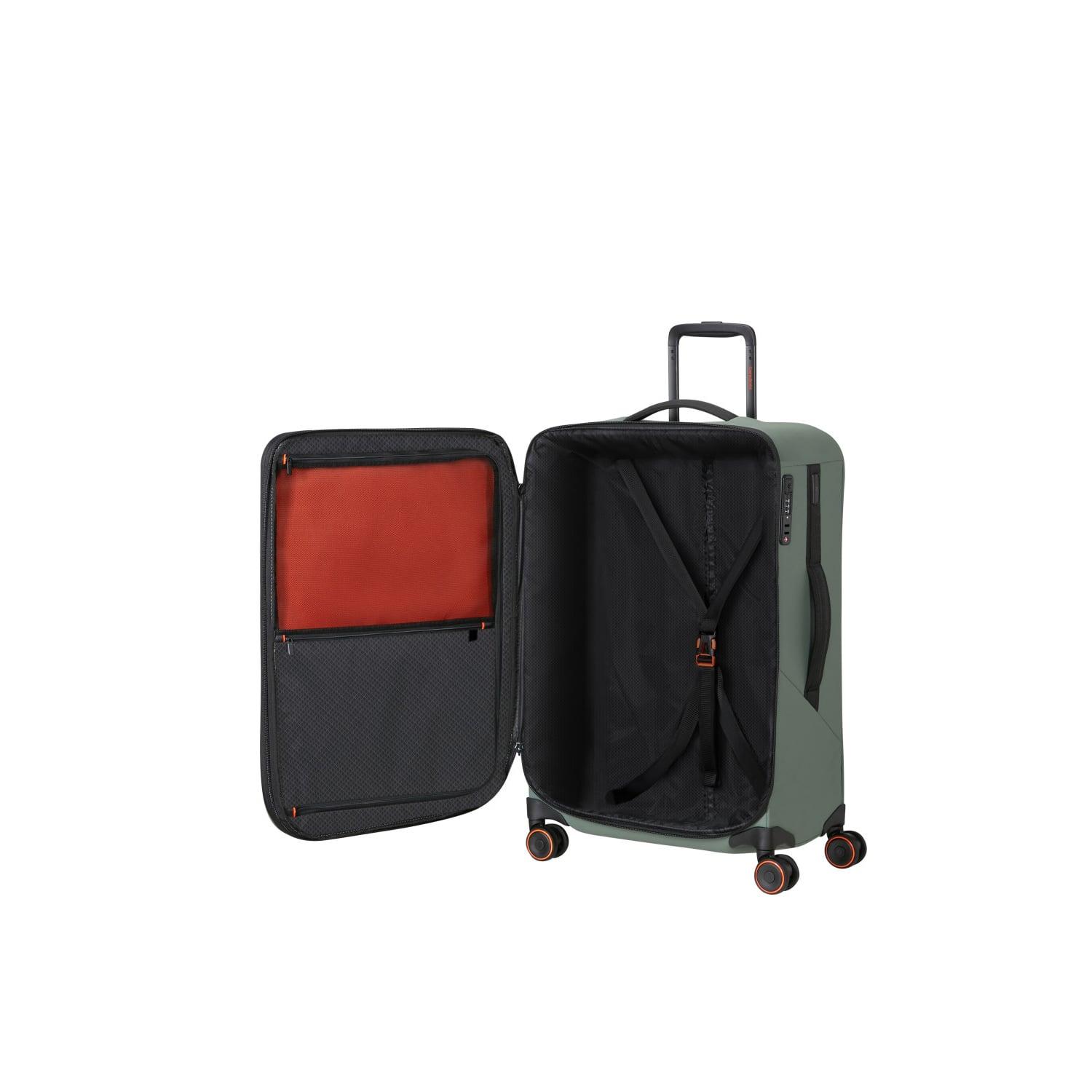 Samsonite Glazed - Spinner Yeşil 67/24 Körüklü Orta Boy Valiz