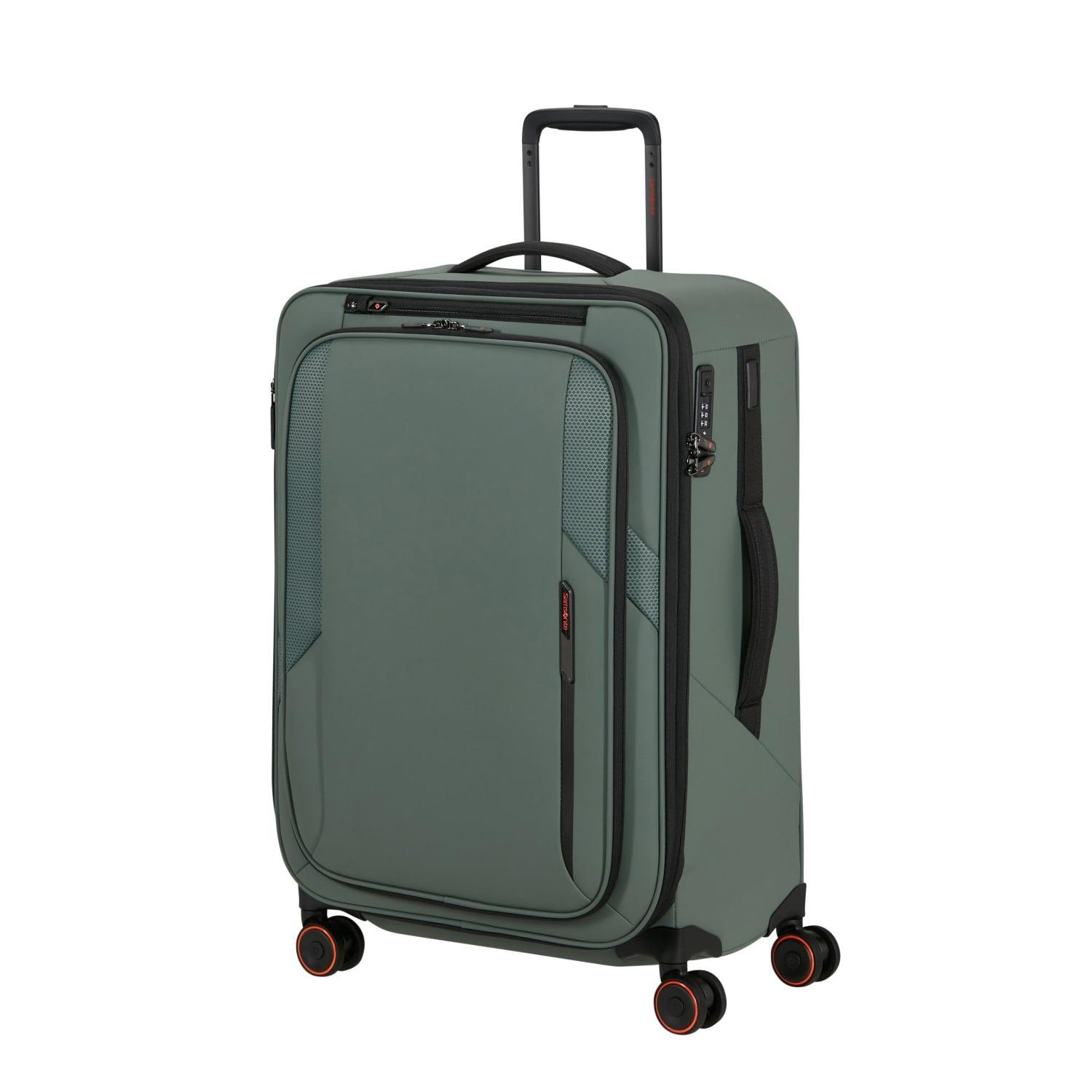 Samsonite Glazed - Spinner Yeşil 67/24 Körüklü Orta Boy Valiz