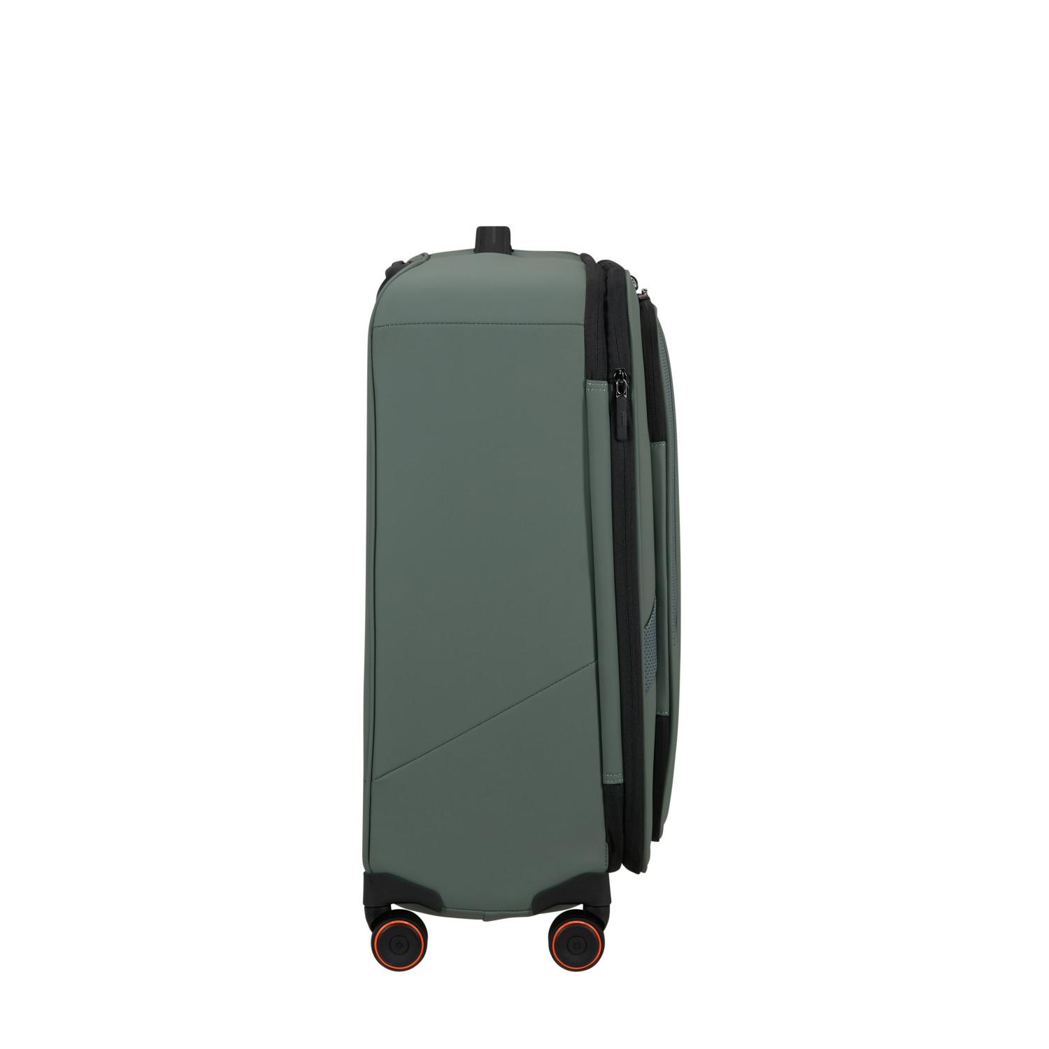 Samsonite Glazed - Spinner Yeşil 67/24 Körüklü Orta Boy Valiz