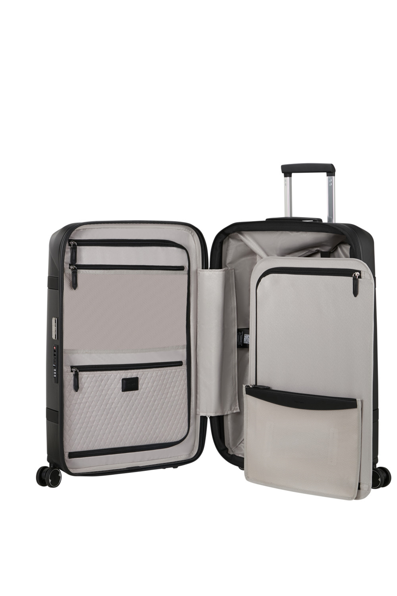 Samsonite Image Siyah - 4 Tekerlekli Körüklü 69/25 Orta Boy Valiz