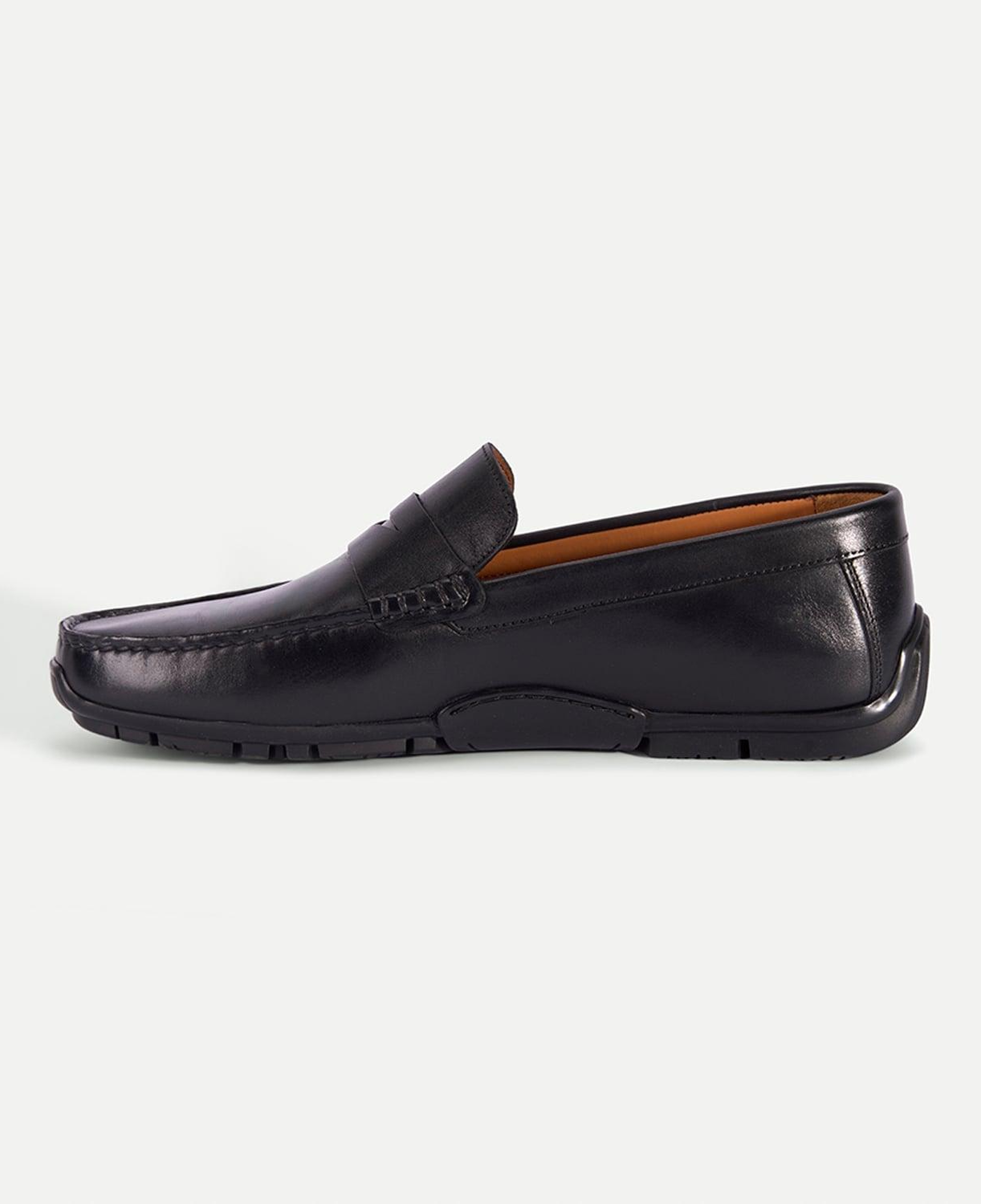 Erkek Siyah Günlük Deri Loafer