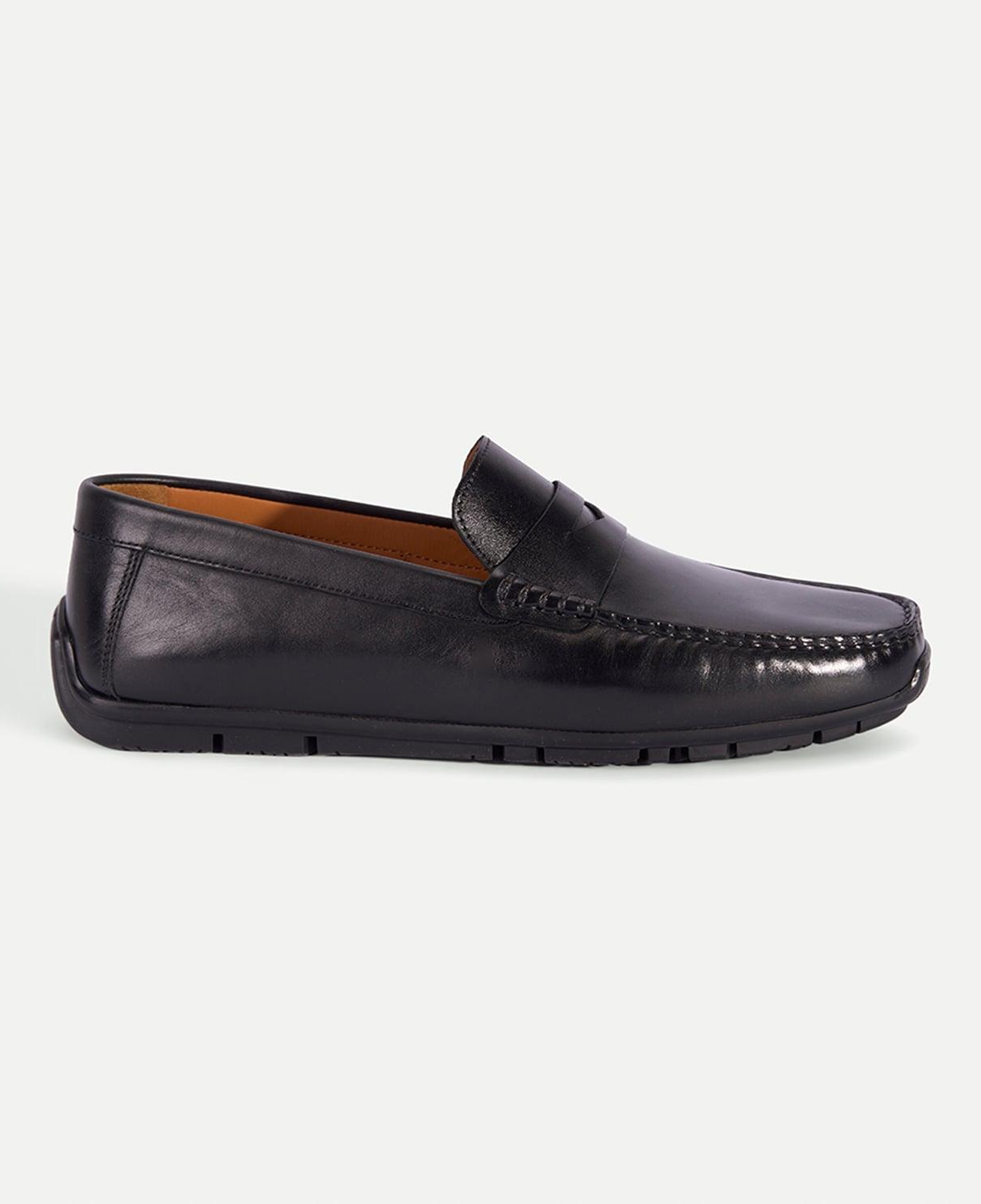 Erkek Siyah Günlük Deri Loafer