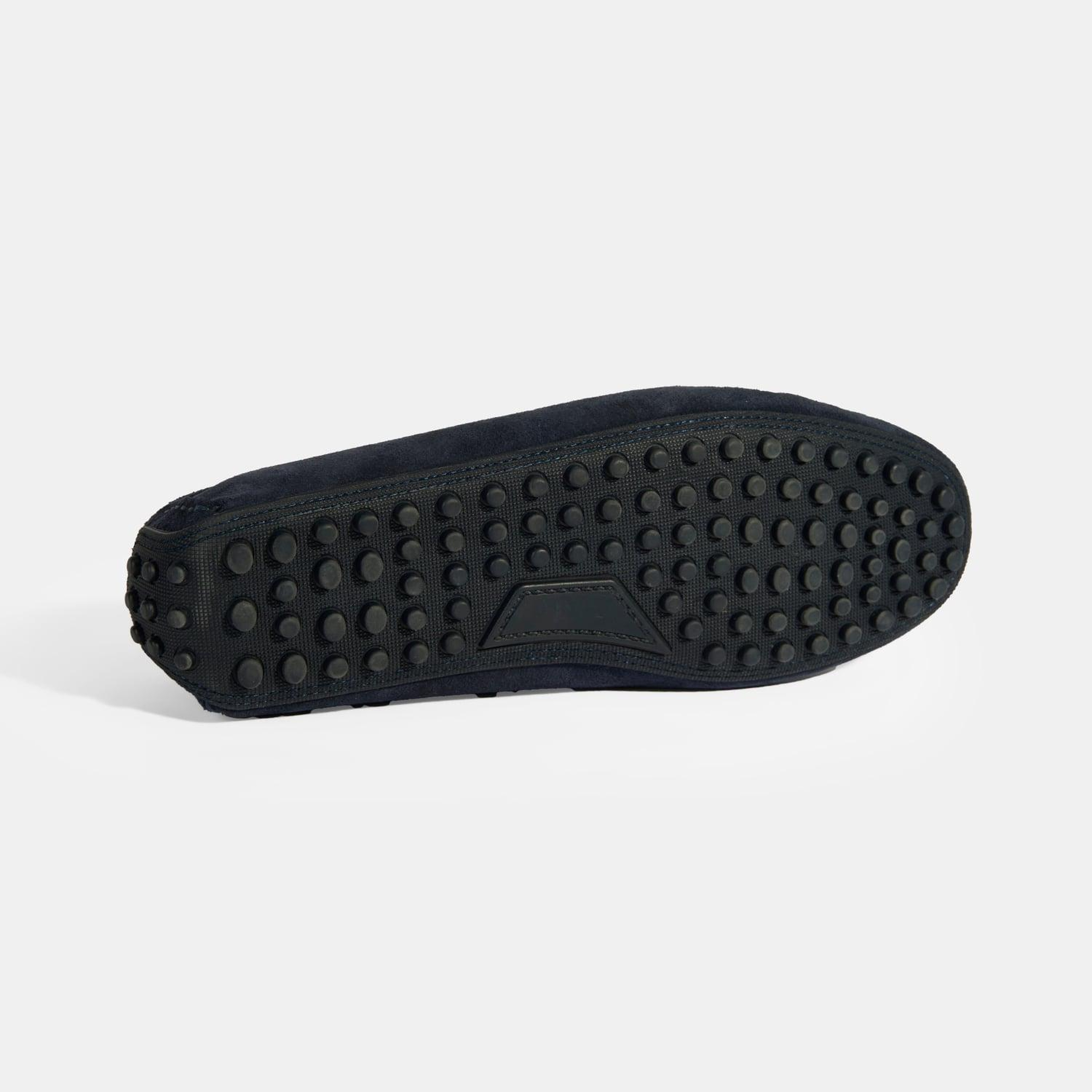 Erkek Lacivert Slip-On Süet Loafer