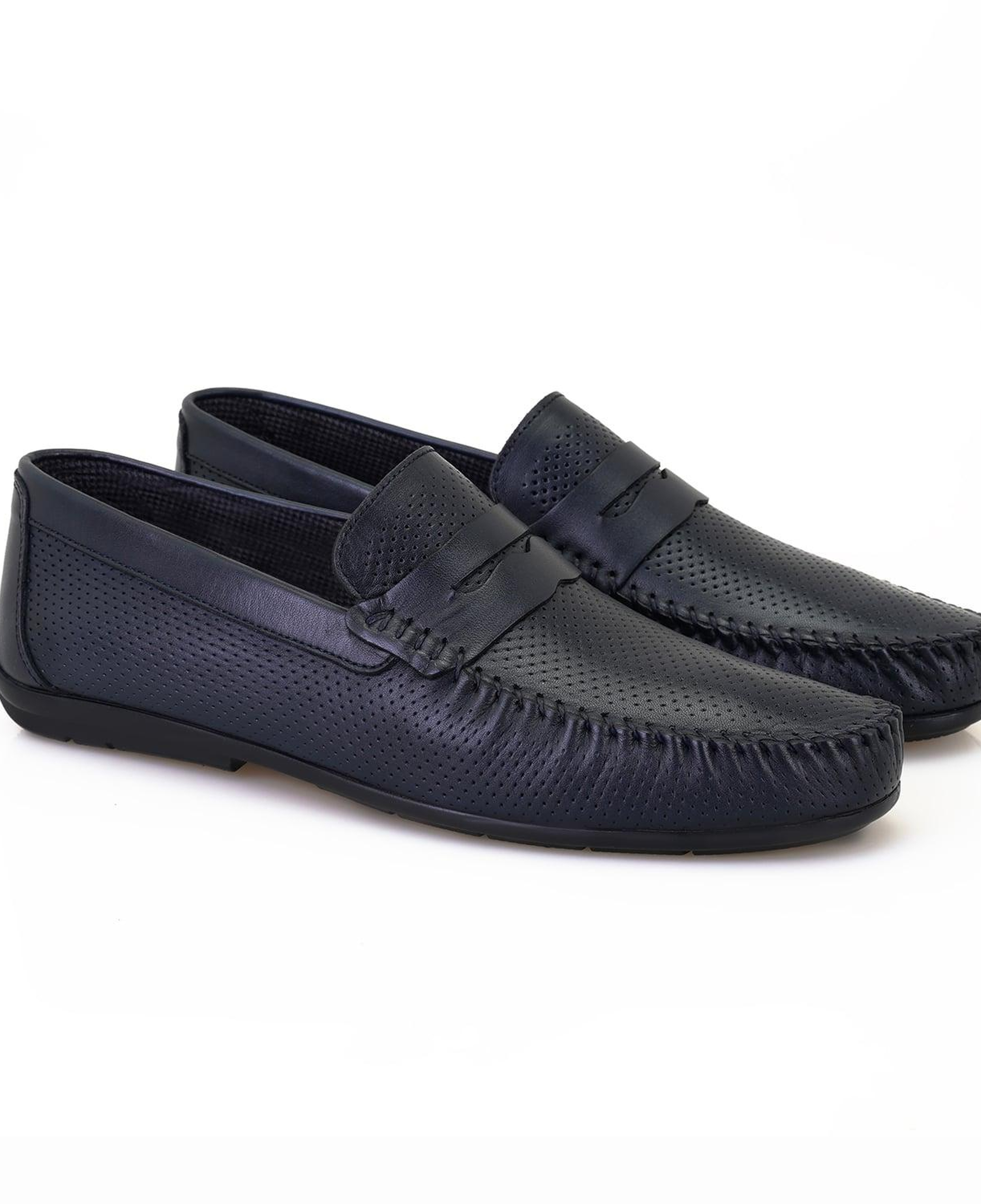 Daniel Lacivert Erkek Deri Loafer