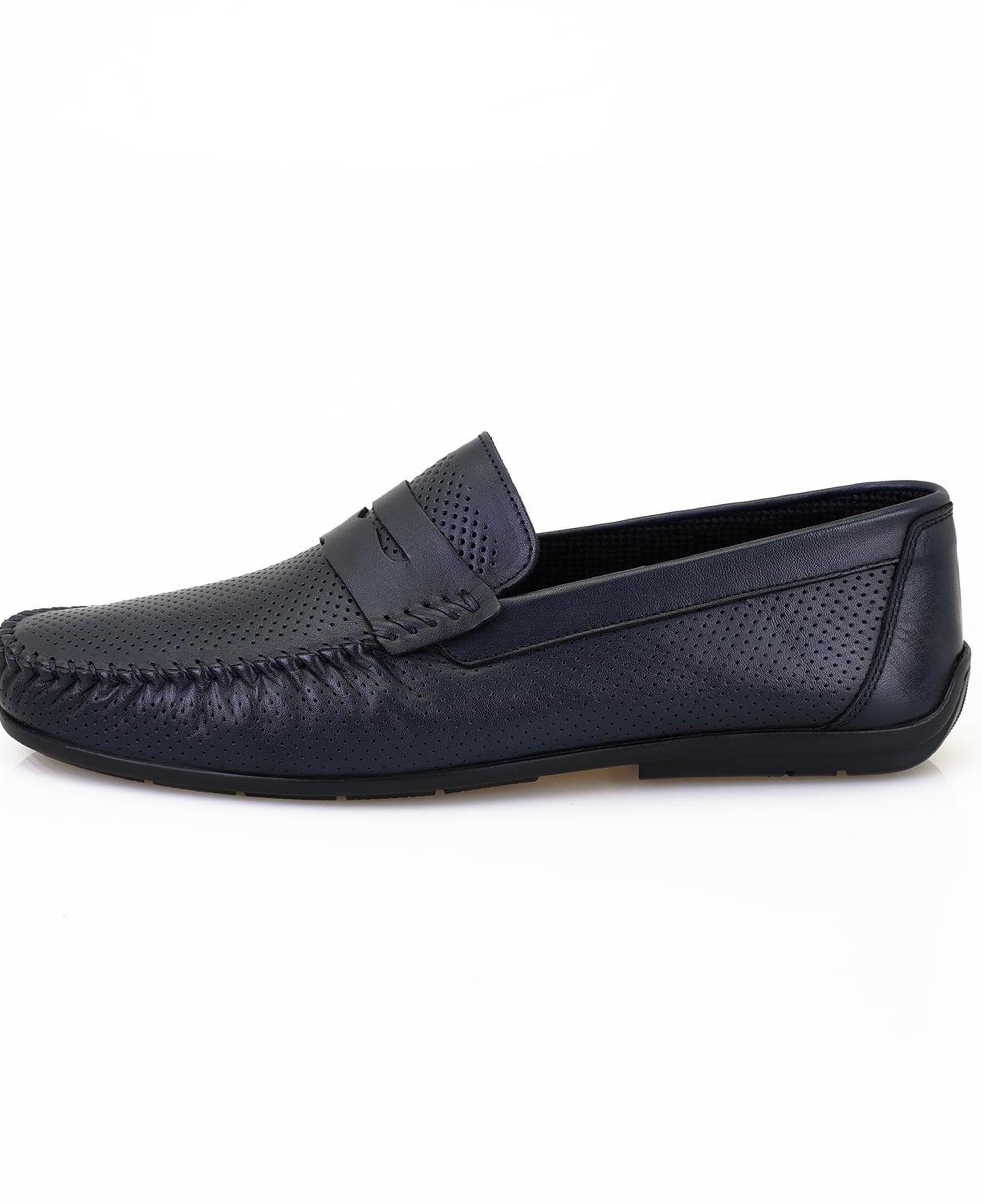 Daniel Lacivert Erkek Deri Loafer