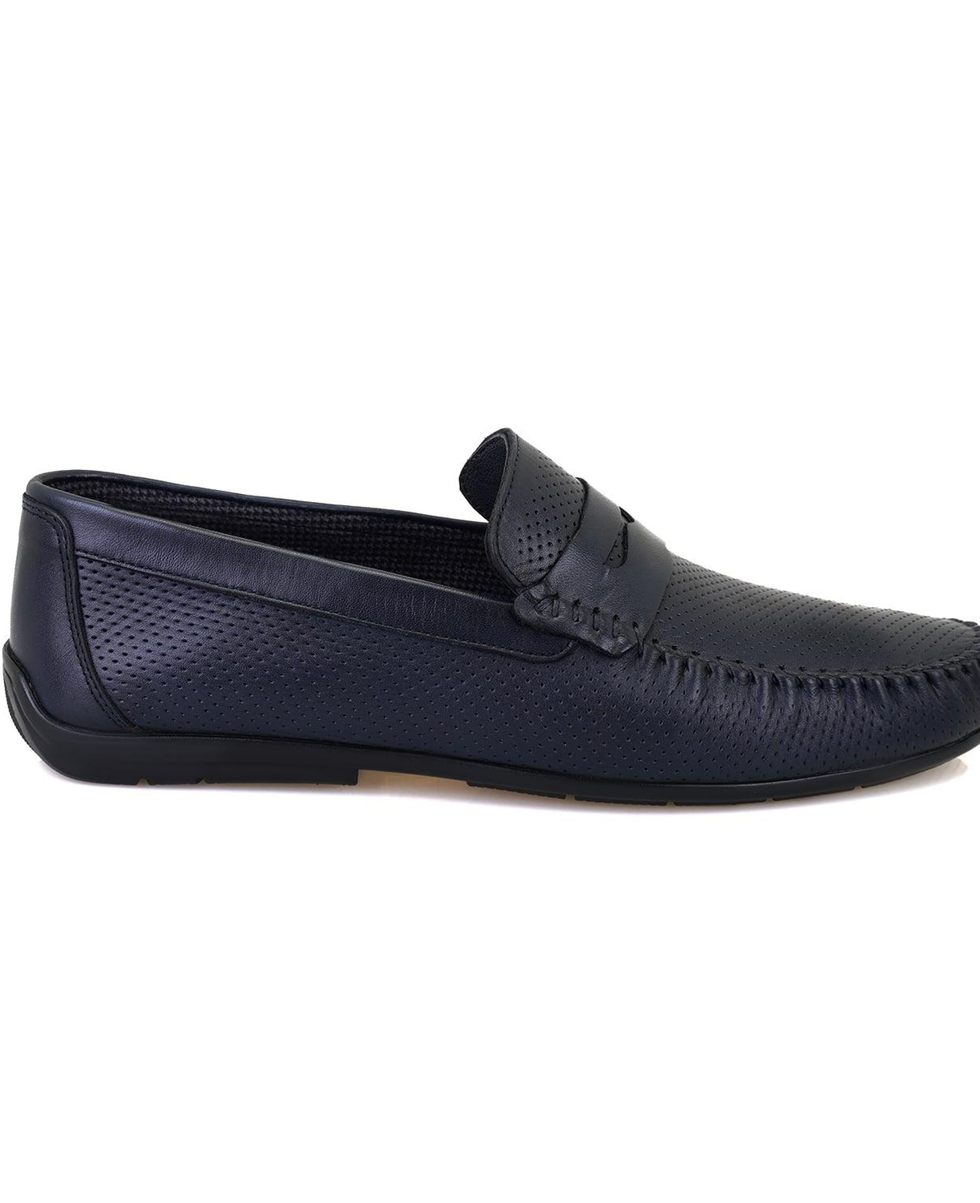 Daniel Lacivert Erkek Deri Loafer