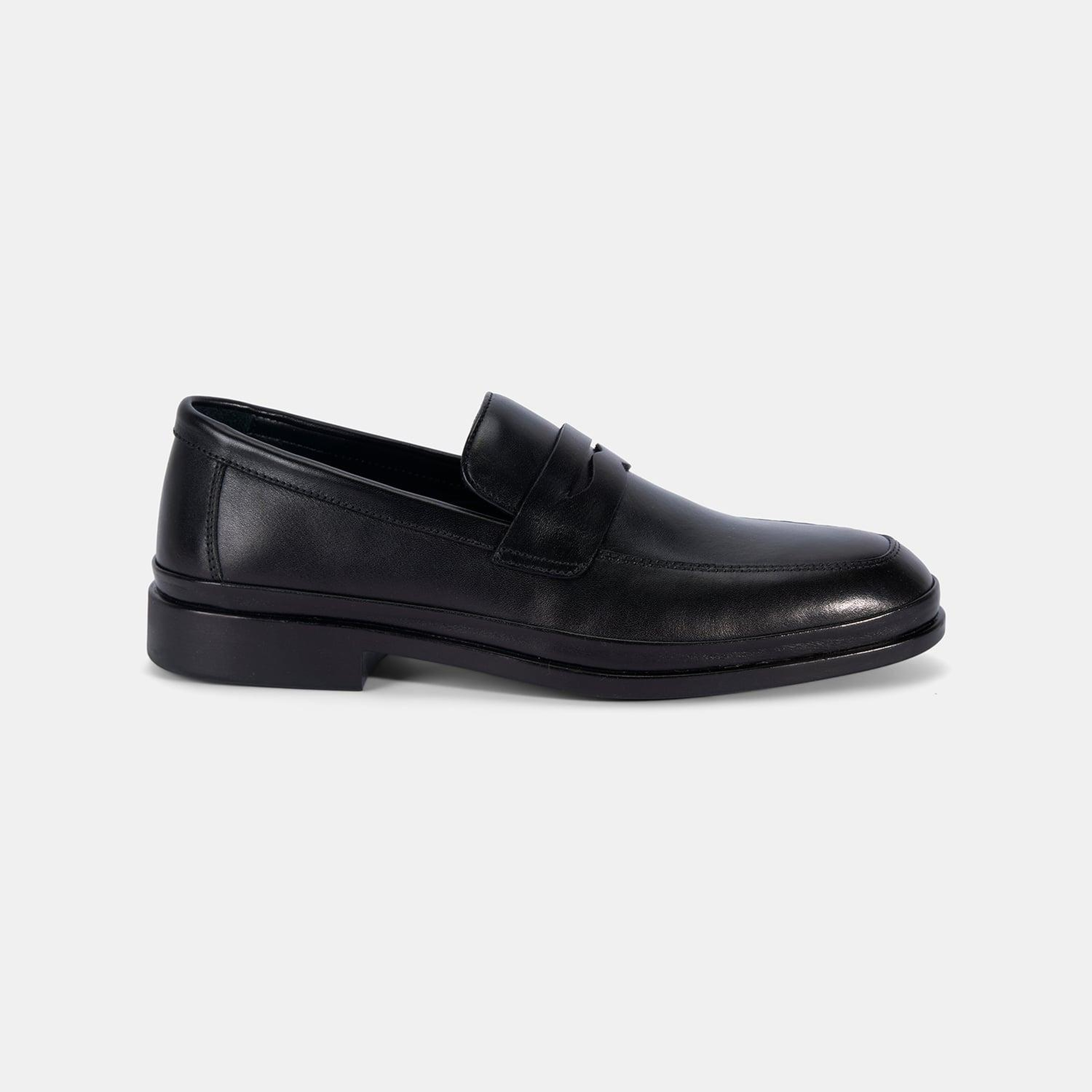 Erkek Siyah DesaComfort Deri Loafer