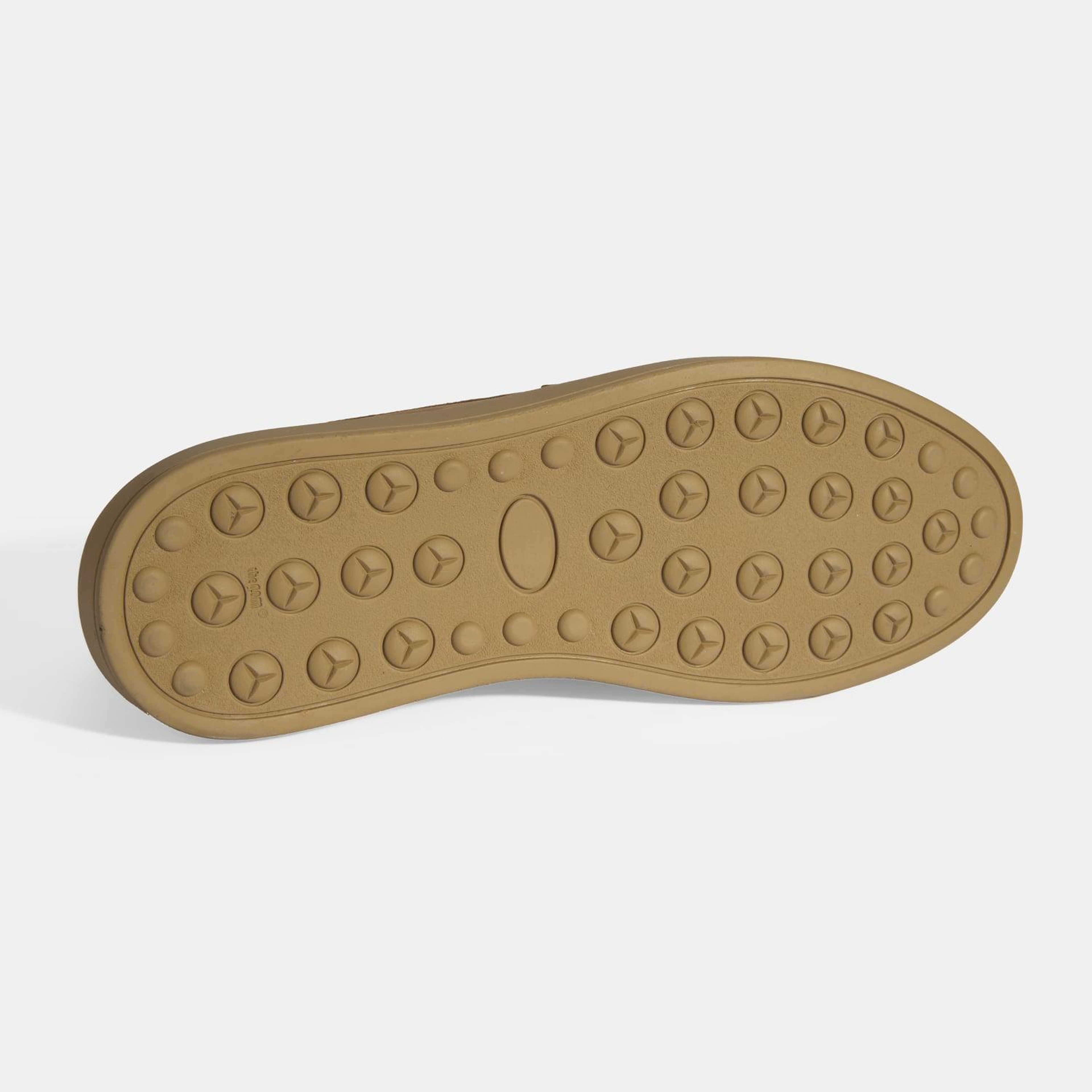 Erkek Bej Slip-On Nubuk Deri Loafer