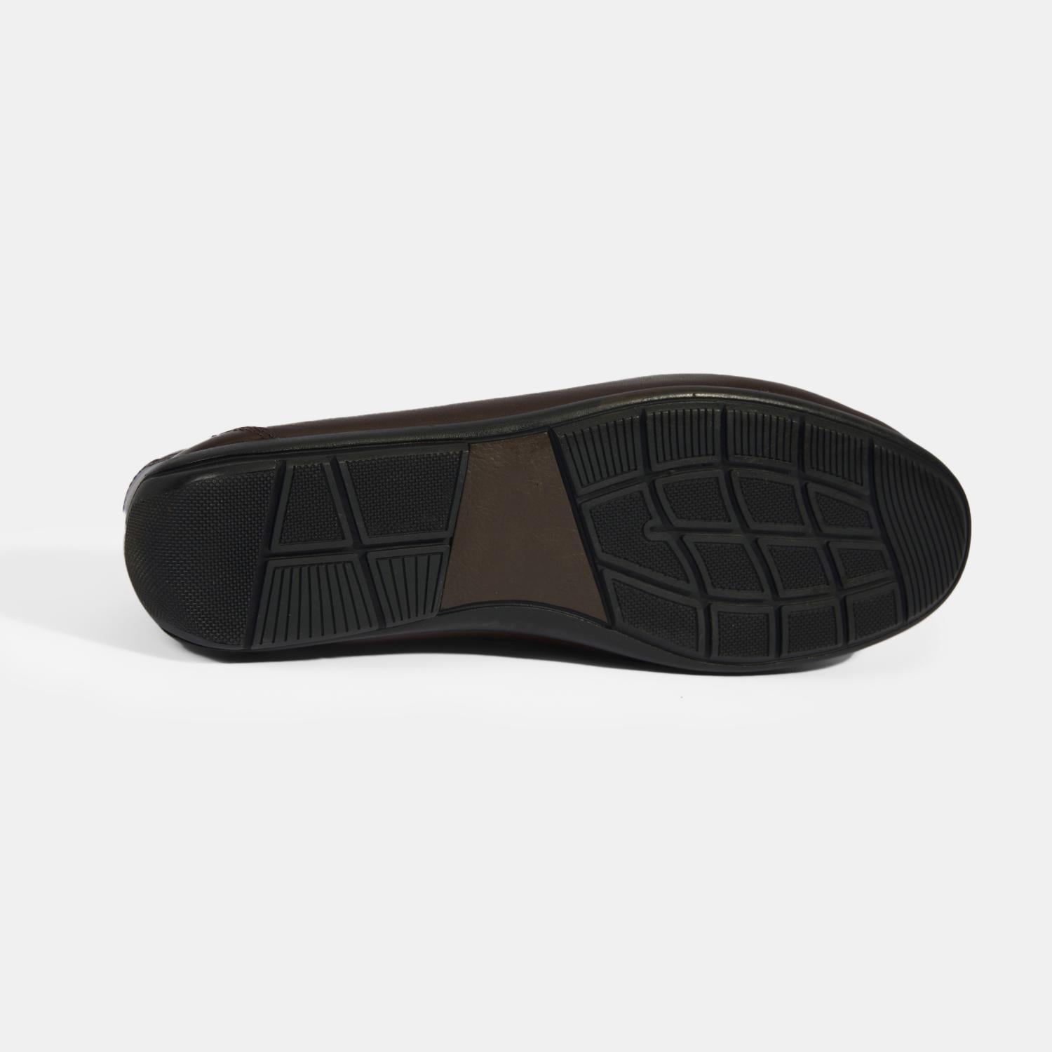 Jovian Kahve Erkek Deri Slip-On Loafer