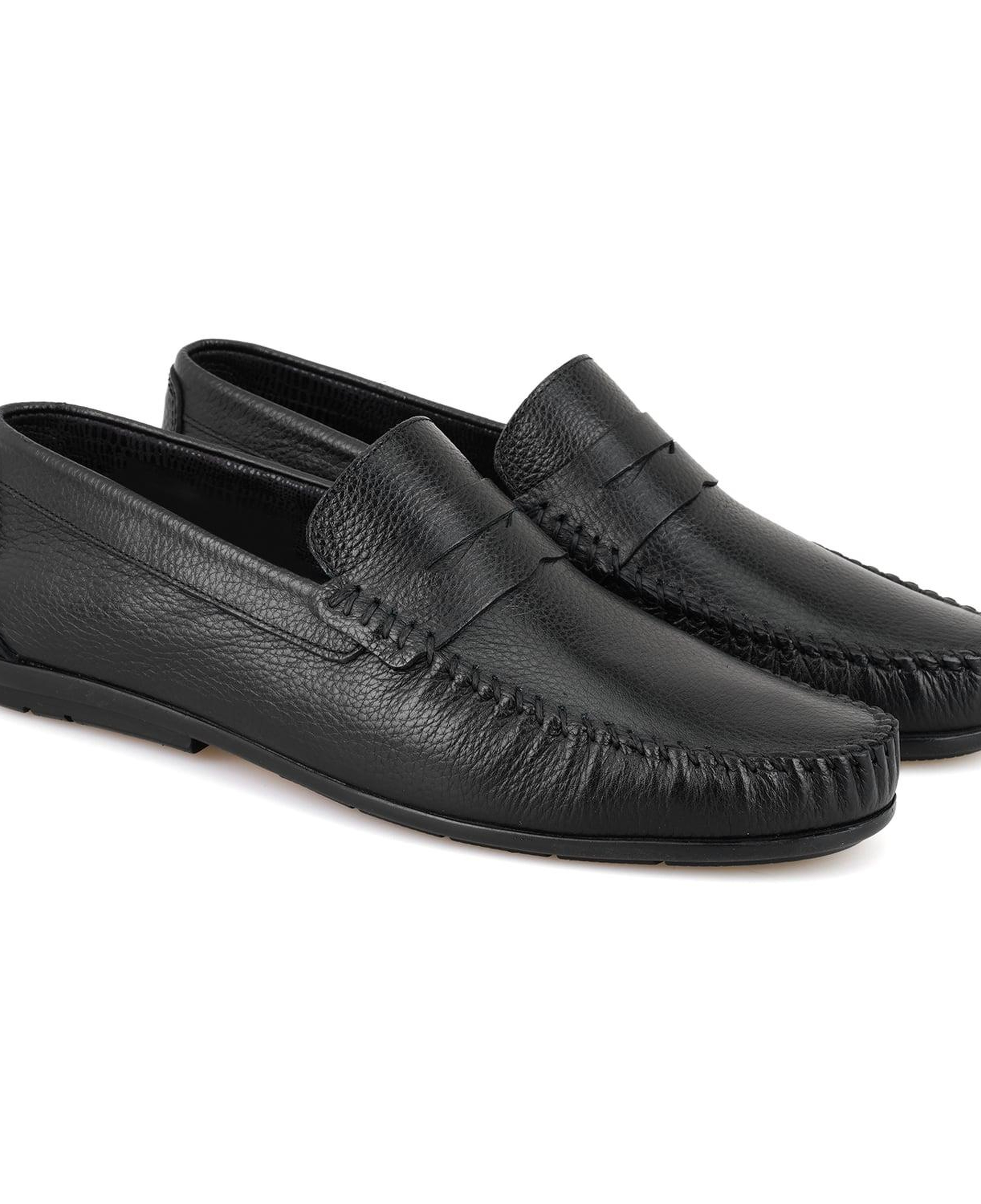 Kelvin Siyah Erkek Deri Loafer