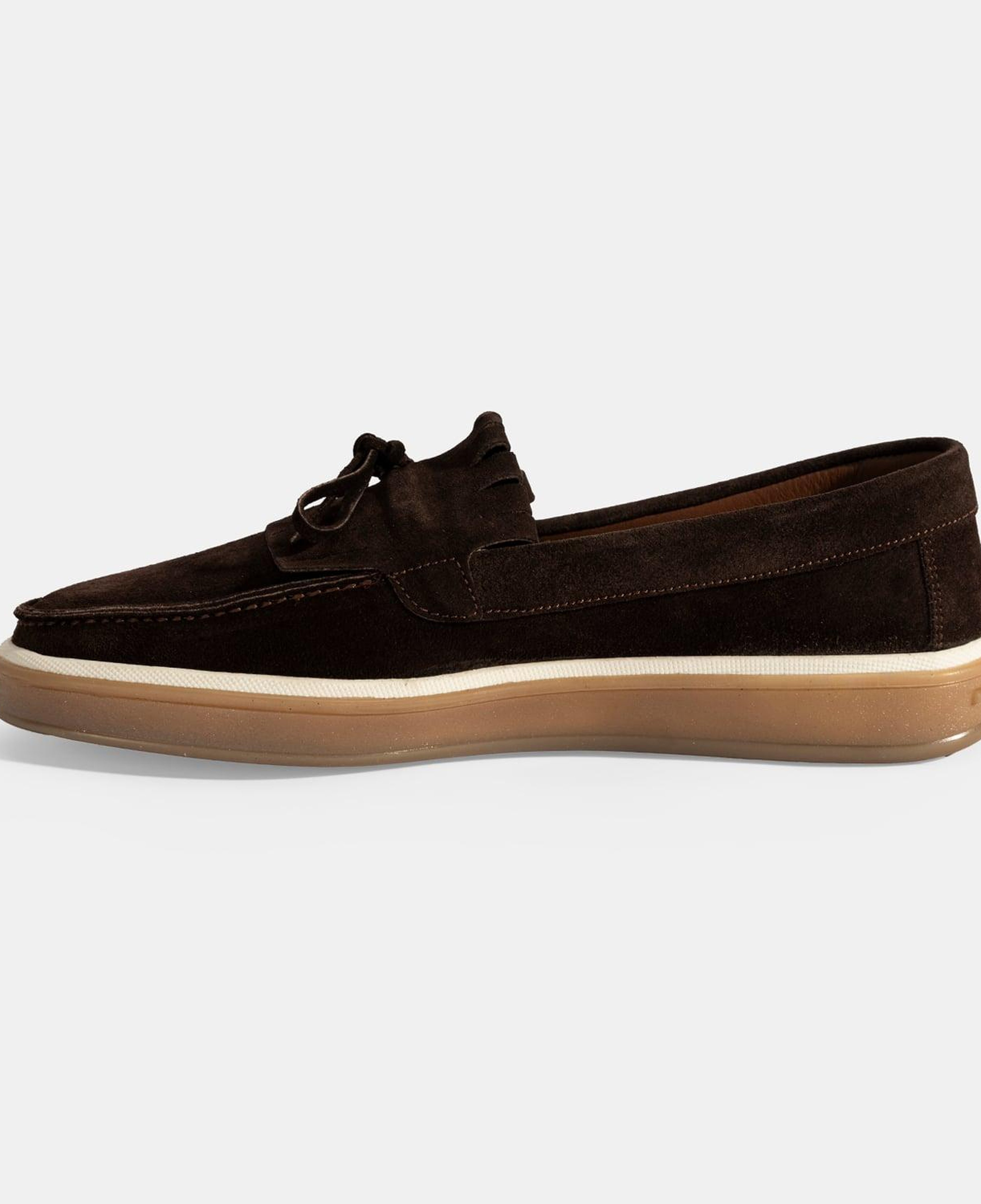 Erkek Kahve Süet Püsküllü Loafer