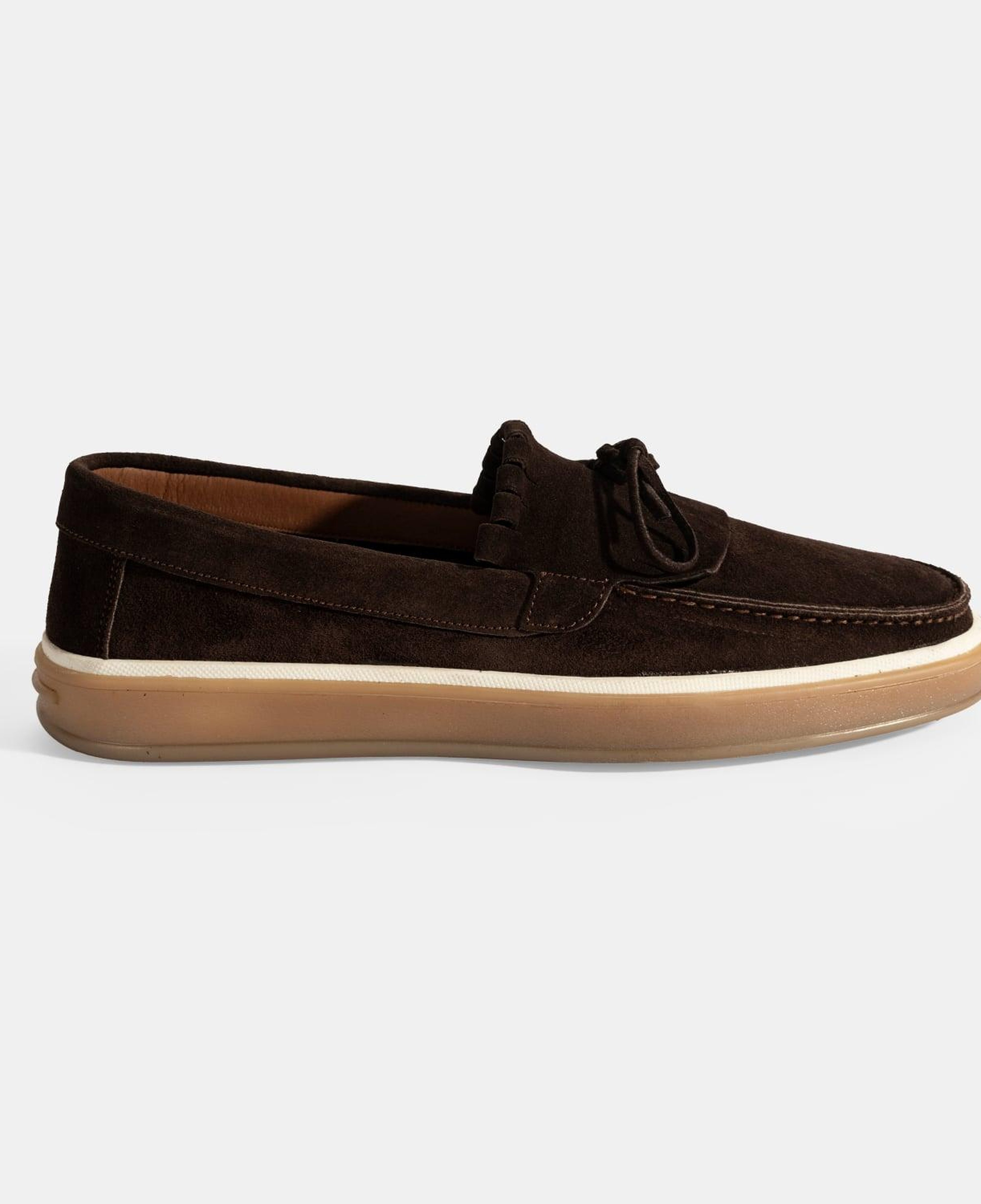 Erkek Kahve Süet Püsküllü Loafer