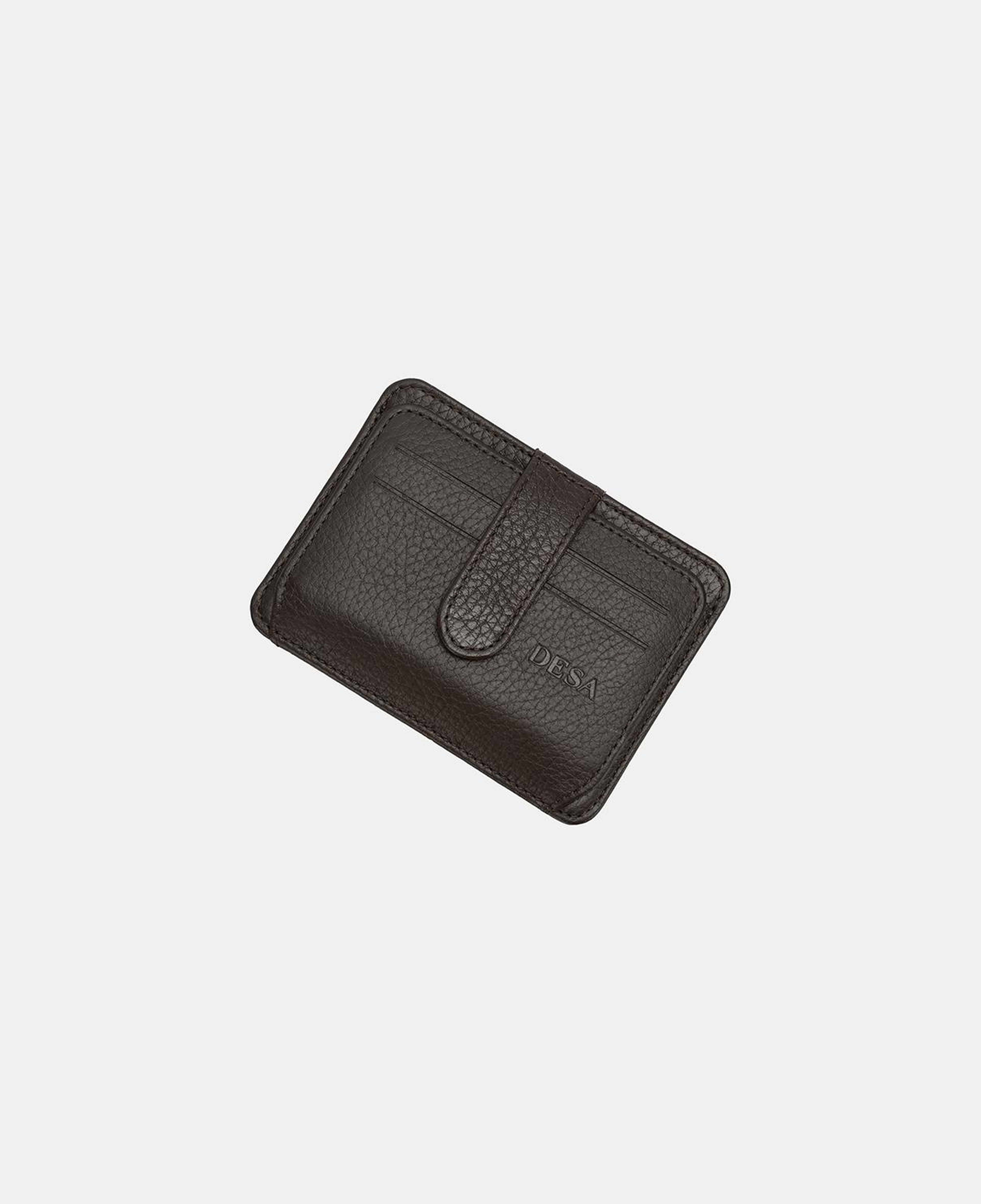Kahve Unisex Deri Kartlık