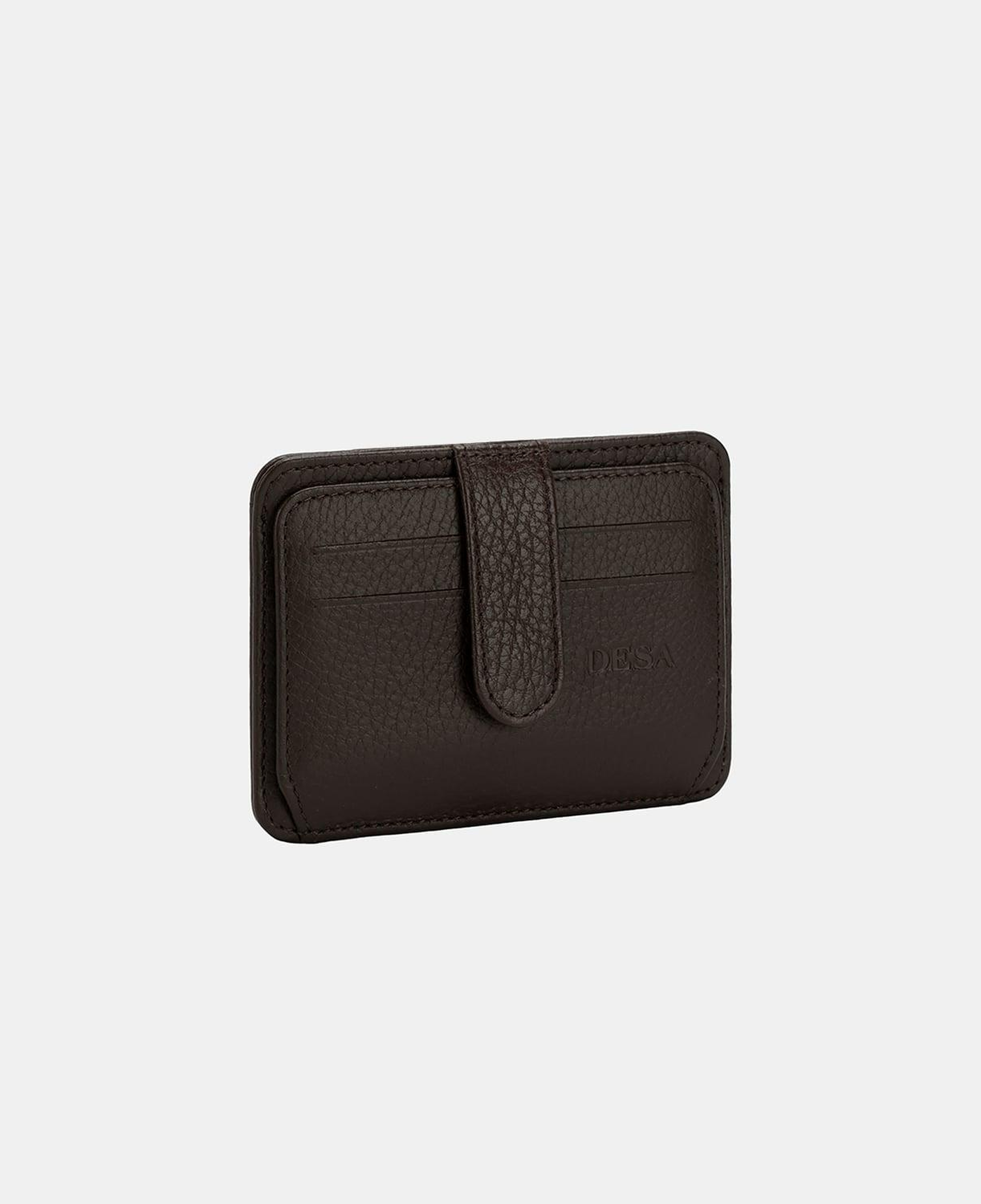 Kahve Unisex Deri Kartlık