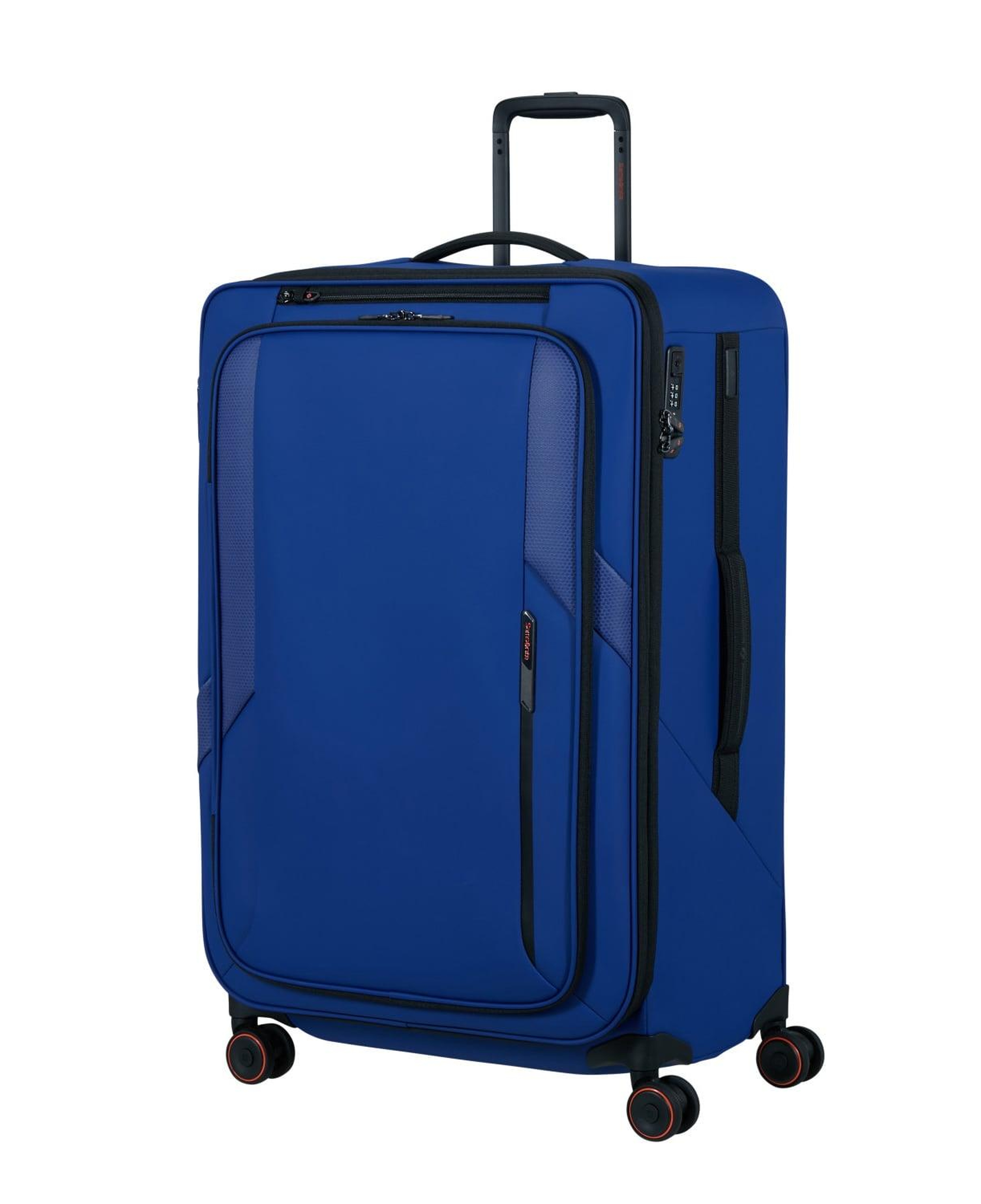 Samsonite Glazed - Spinner Mavi 78/29 Körüklü Büyük Boy Valiz