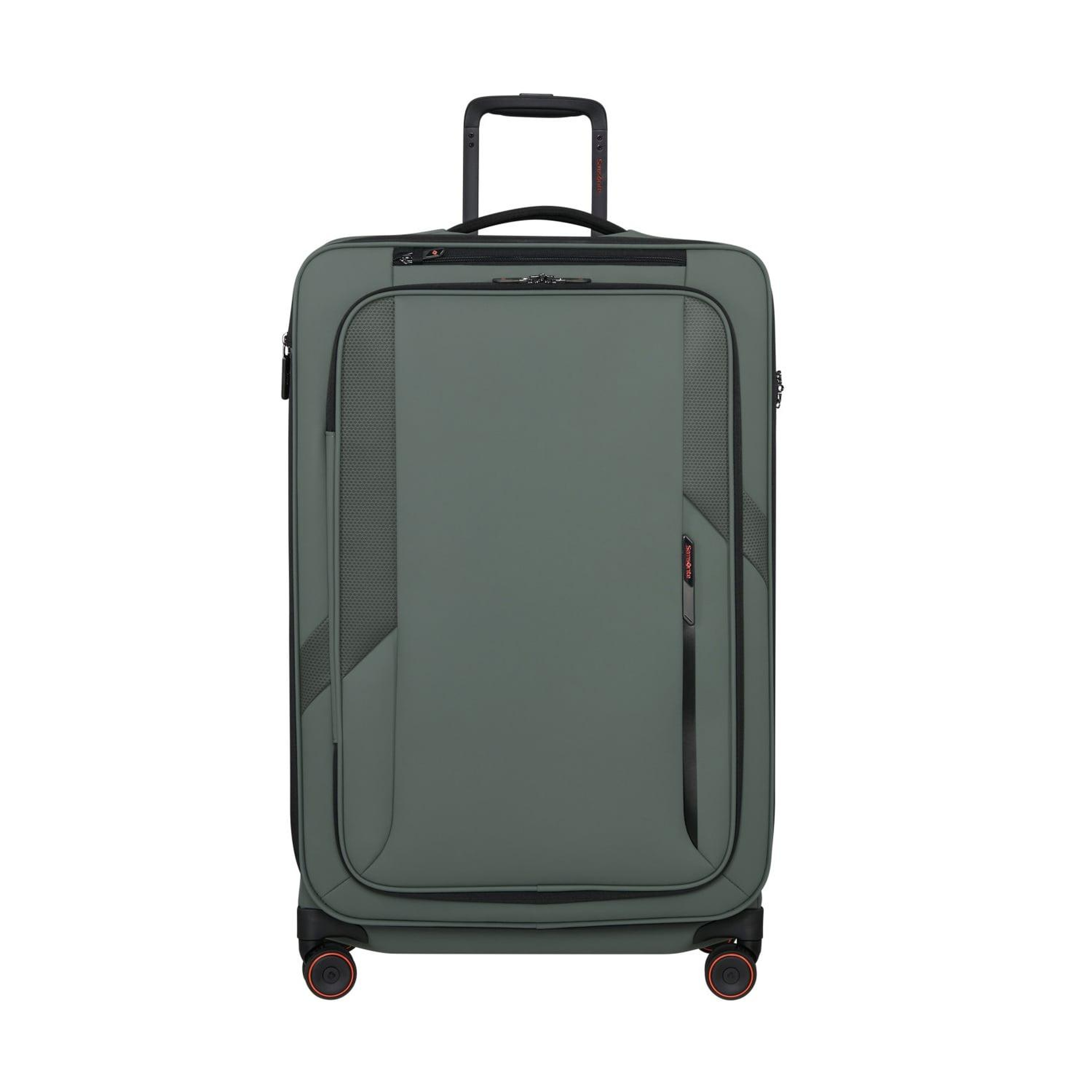 Samsonite Glazed - Spinner Yeşil 78/29 Körüklü Büyük Boy Valiz