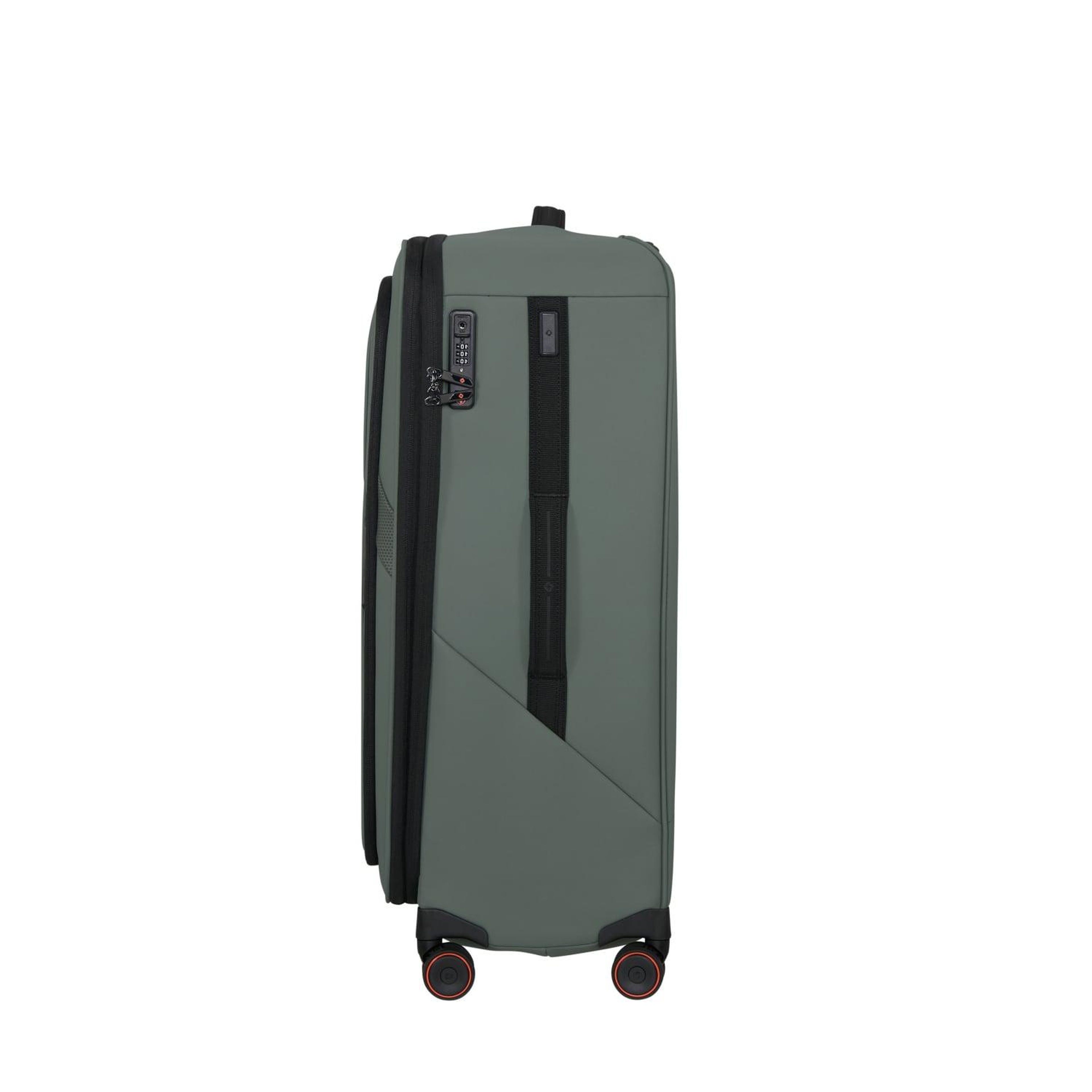 Samsonite Glazed - Spinner Yeşil 78/29 Körüklü Büyük Boy Valiz