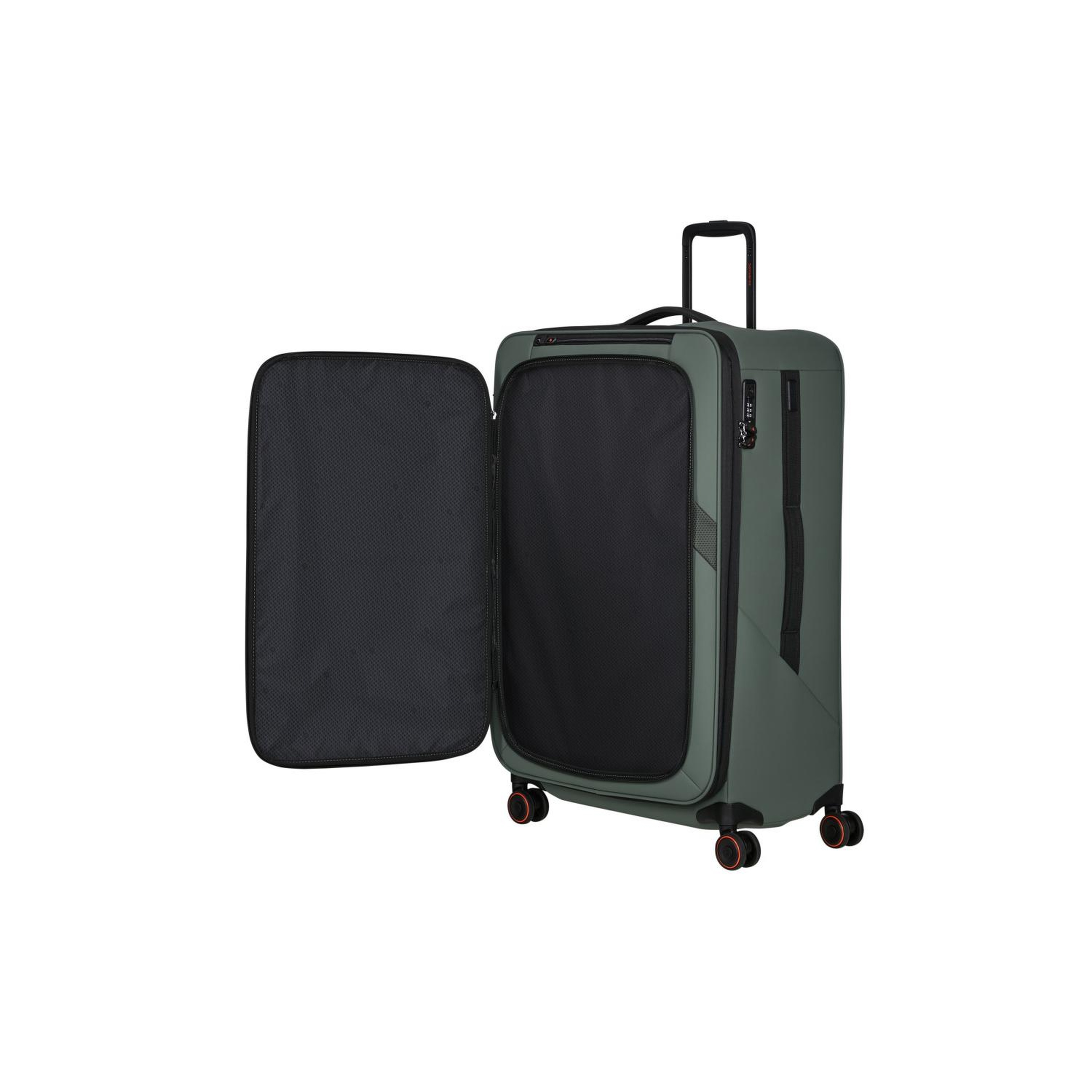Samsonite Glazed - Spinner Yeşil 78/29 Körüklü Büyük Boy Valiz
