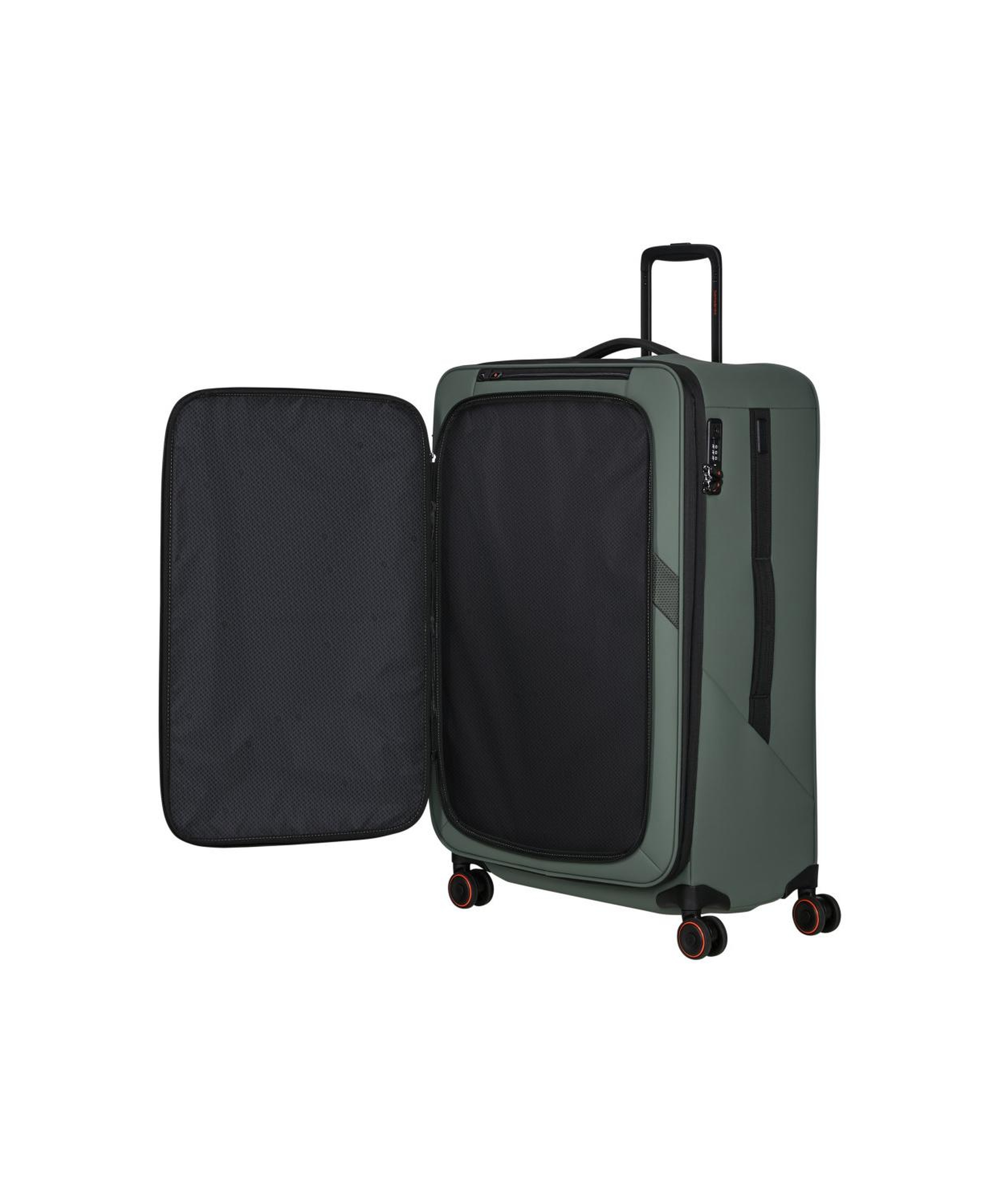 Samsonite Glazed - Spinner Yeşil 78/29 Körüklü Büyük Boy Valiz