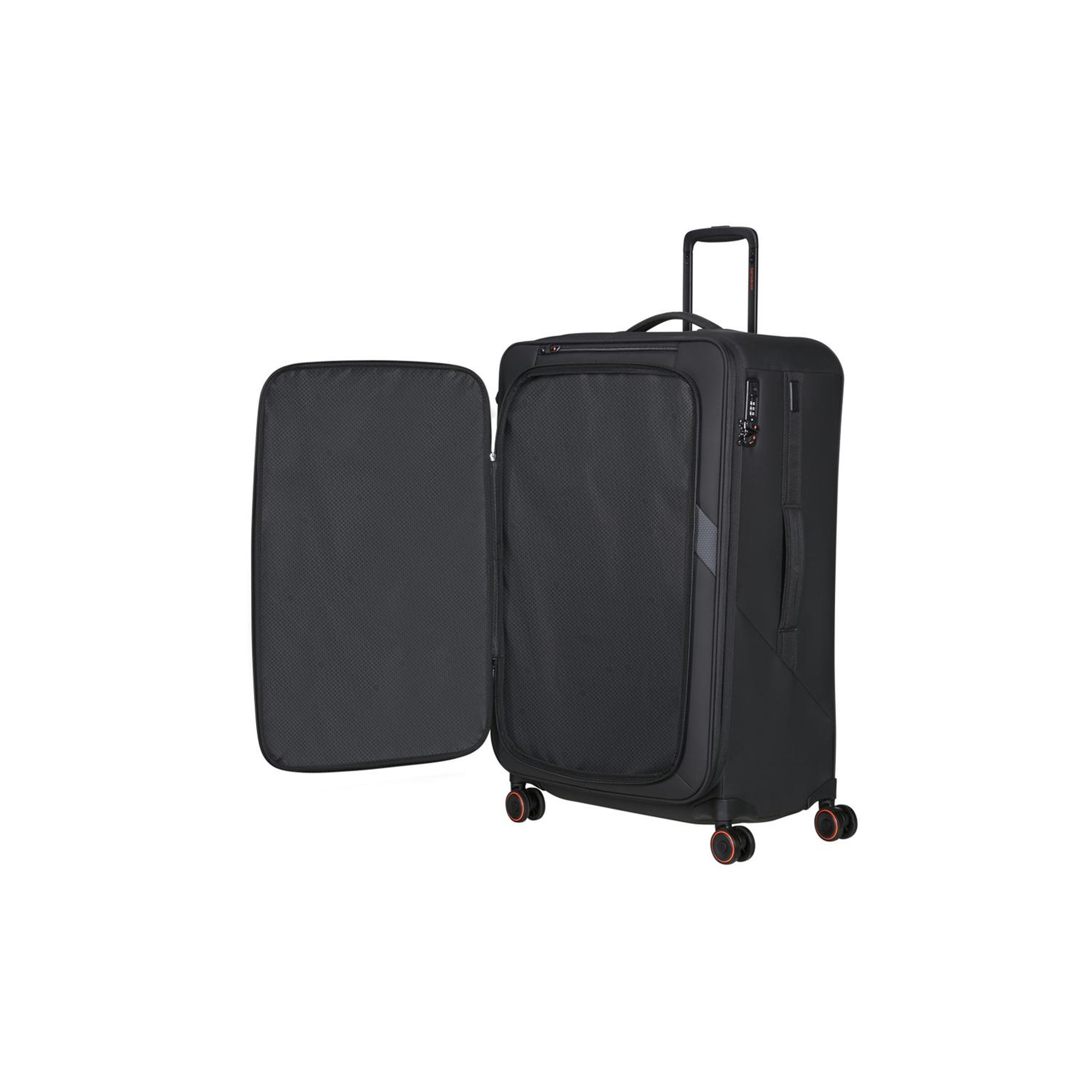 Samsonite Glazed - Spinner Siyah 78/29 Körüklü Büyük Boy Valiz