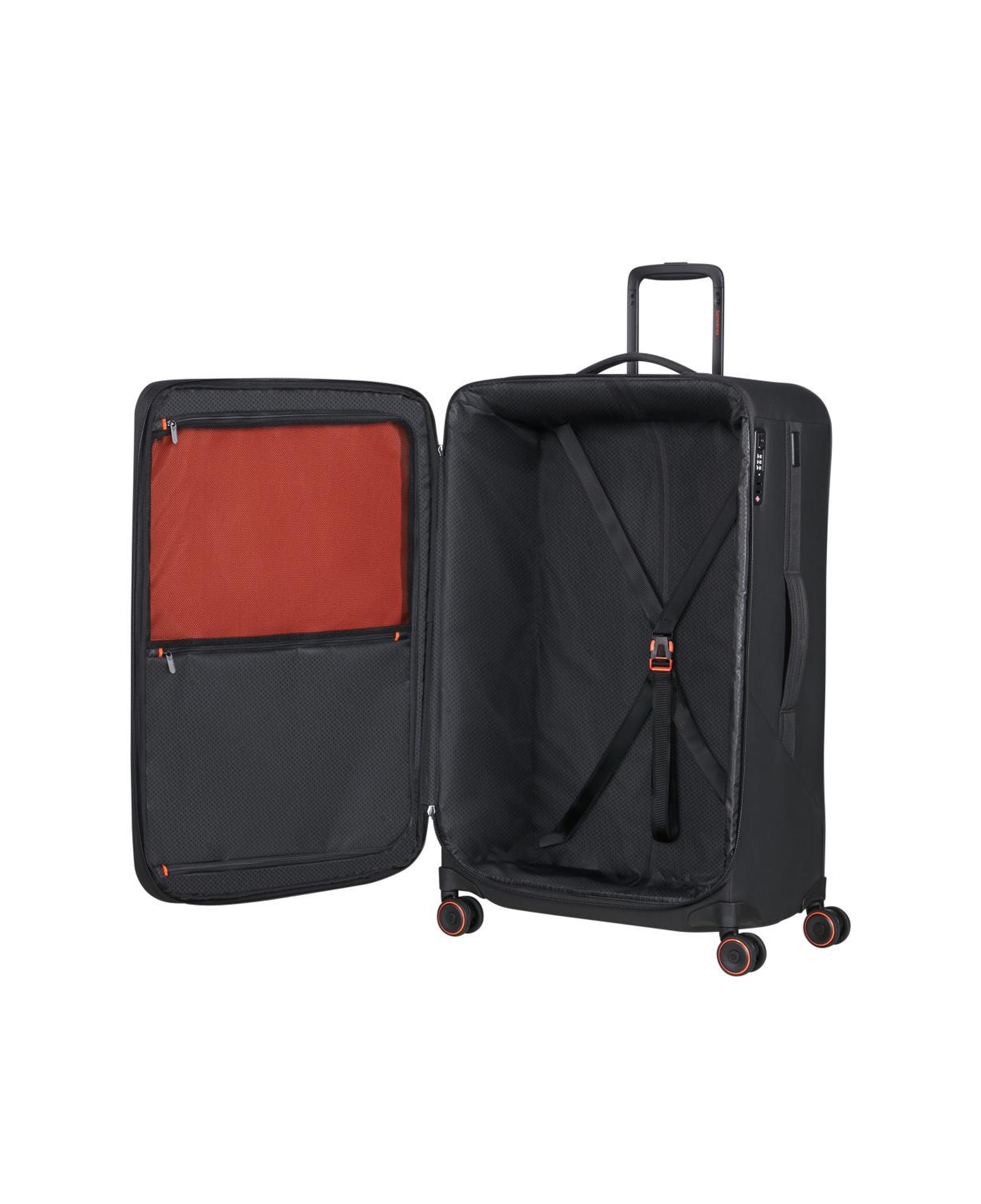 Samsonite Glazed - Spinner Siyah 78/29 Körüklü Büyük Boy Valiz
