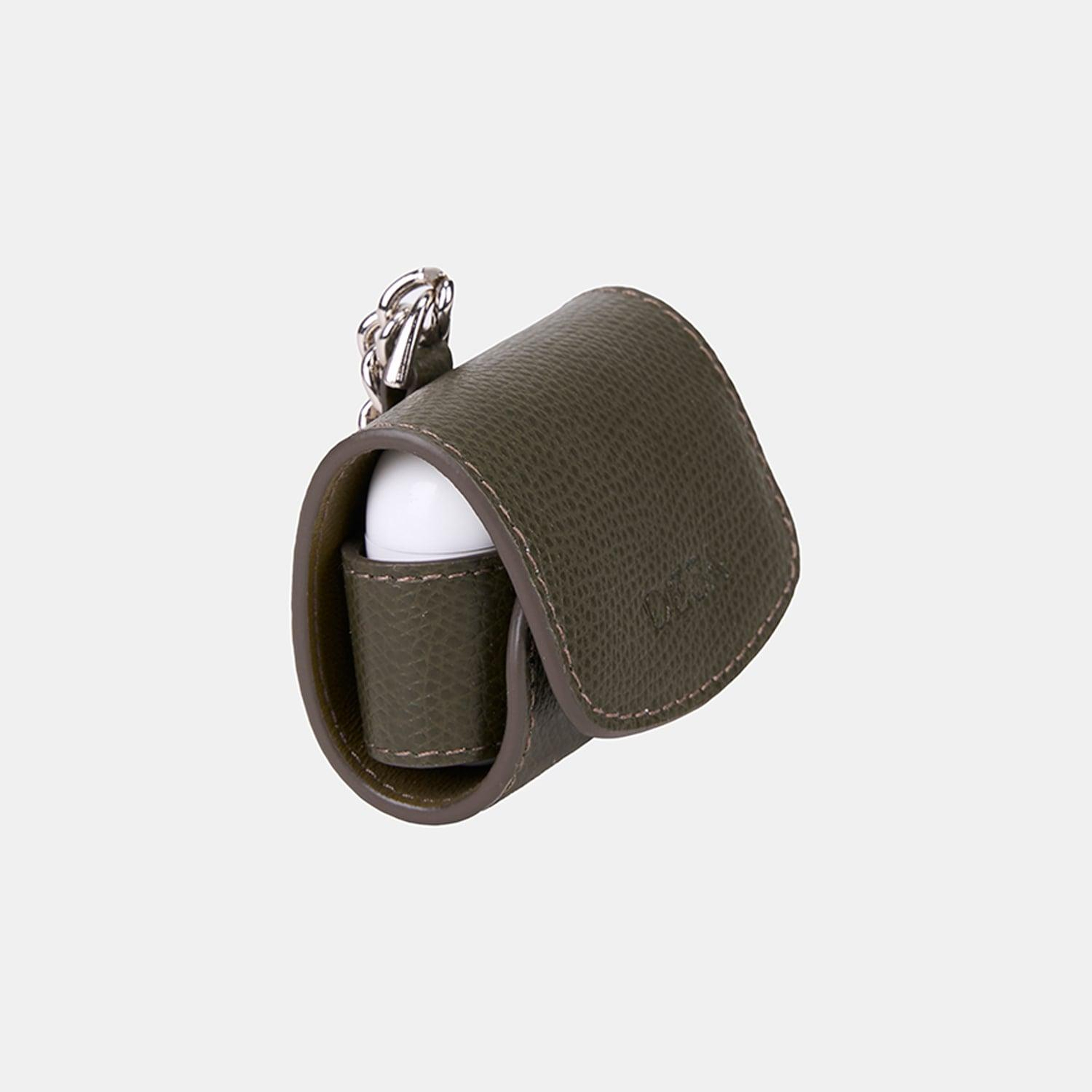 Haki Deri Airpods Kılıfı 3. Nesil